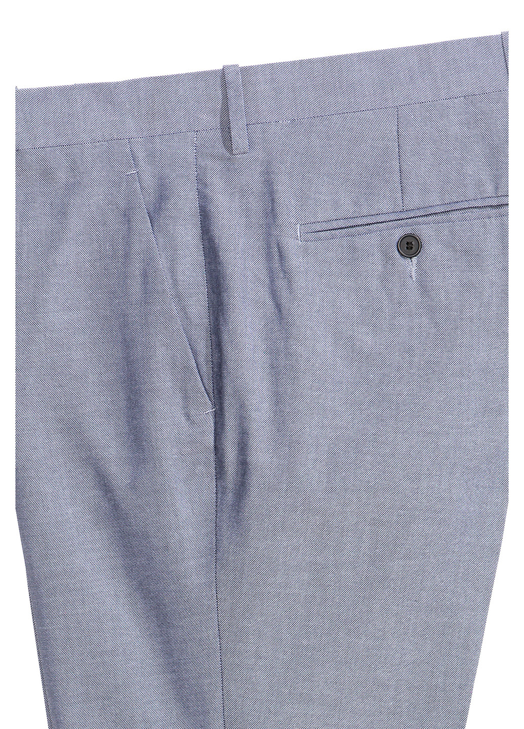 Светло-голубые кэжуал демисезонные зауженные брюки H&M