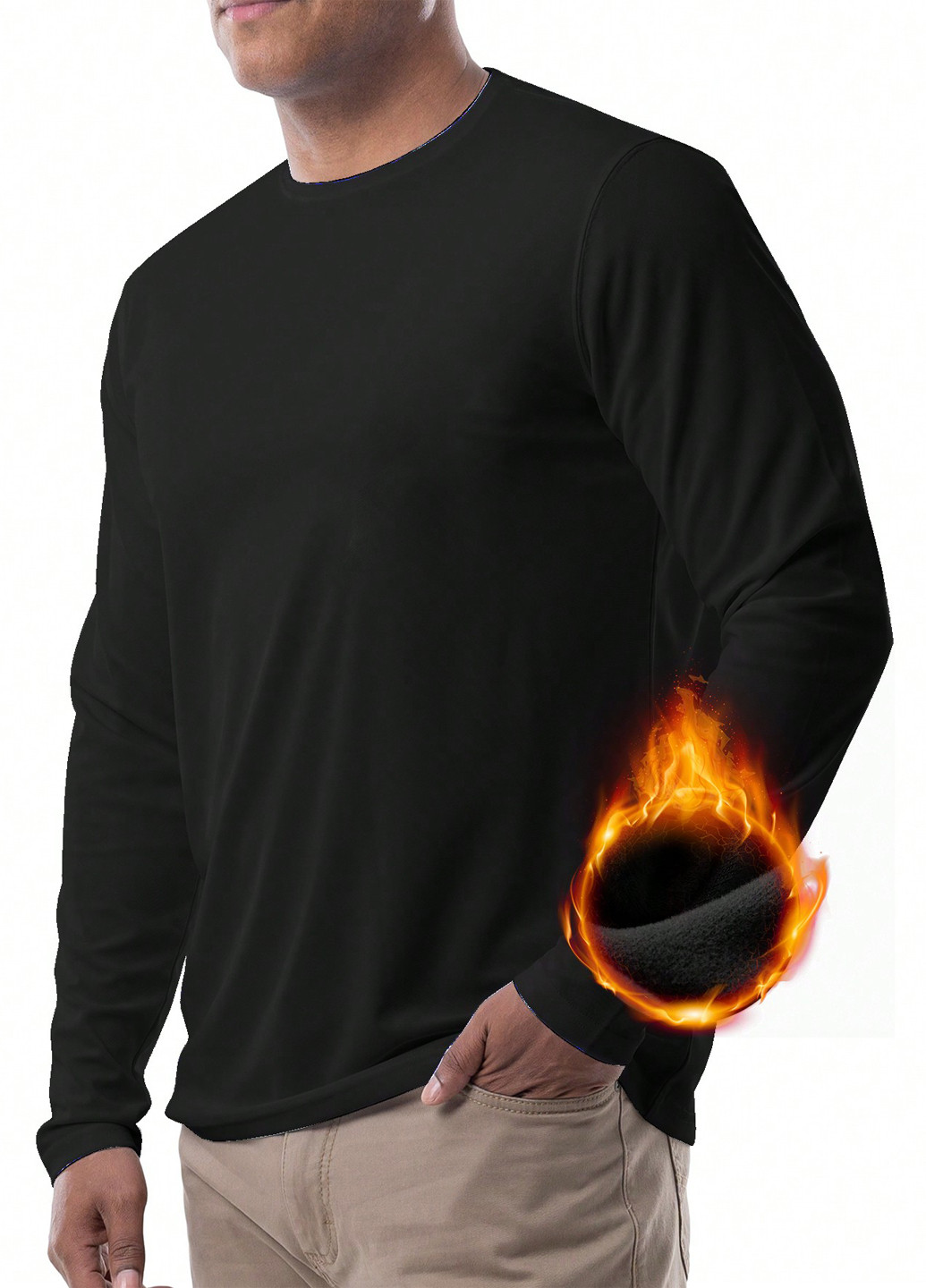 Черный демисезонный свитер джемпер SHEIN