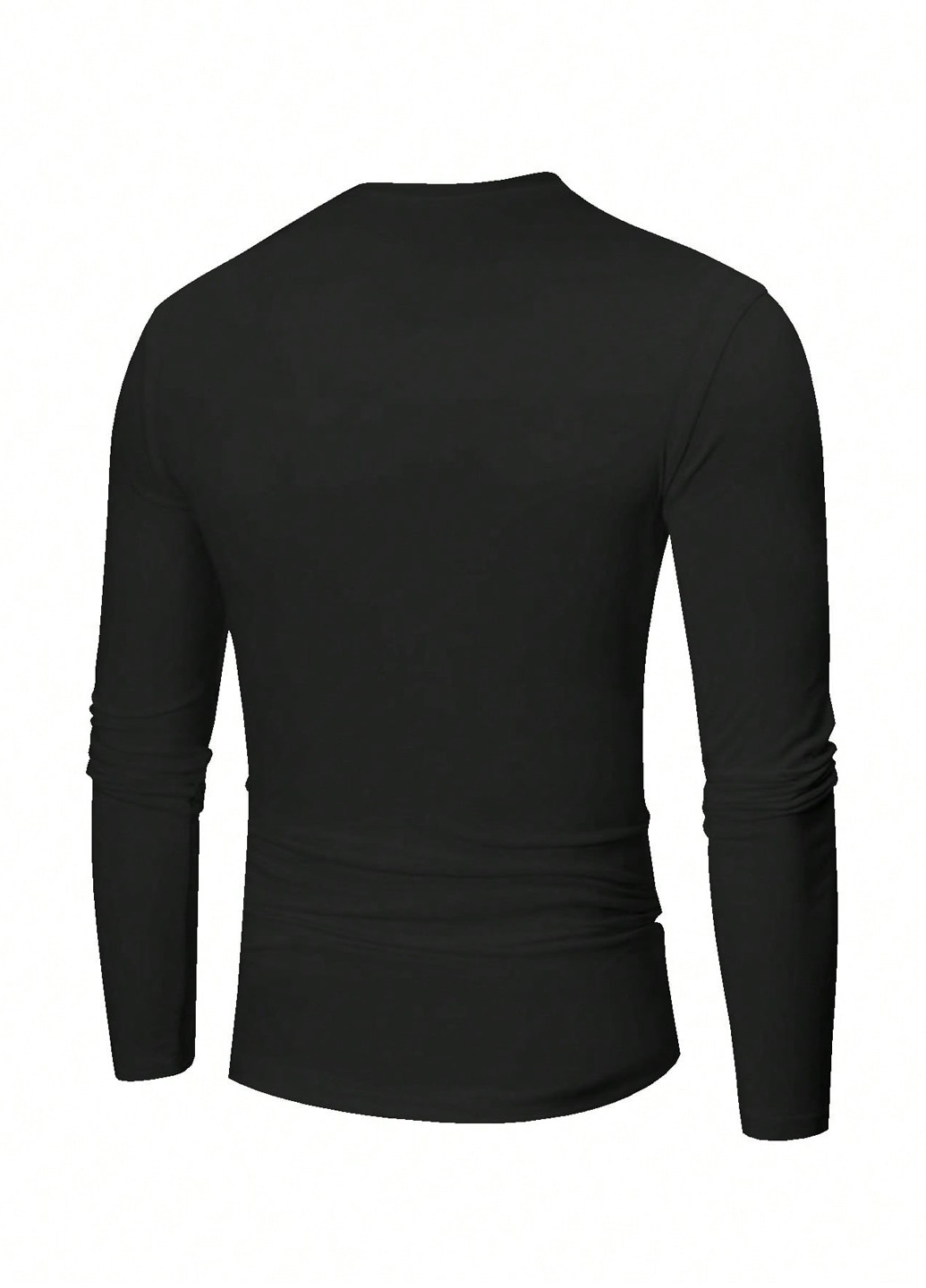 Черный демисезонный свитер джемпер SHEIN