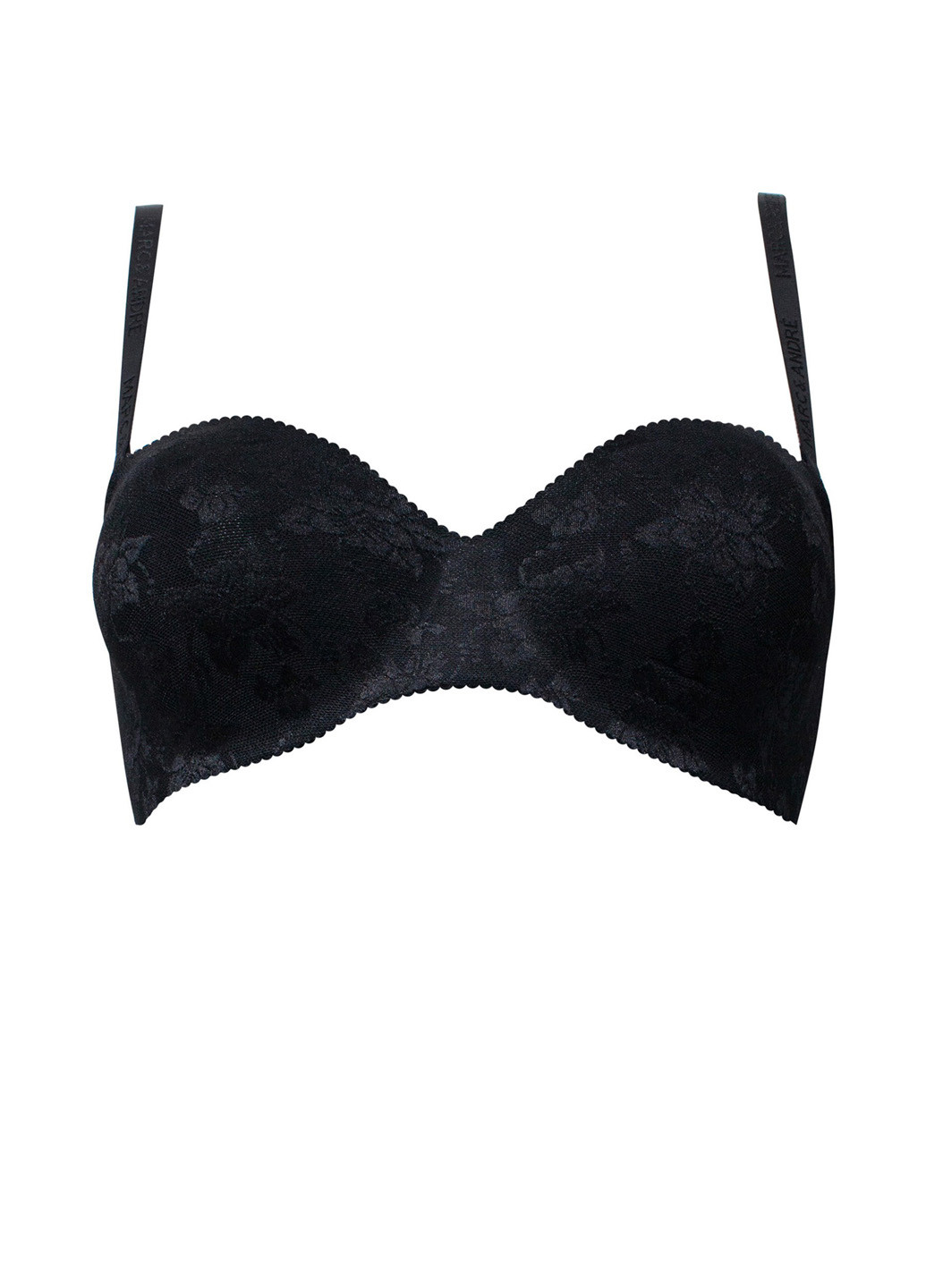 Чорний балконет бюстгальтер Marc & André з кісточками поліамід