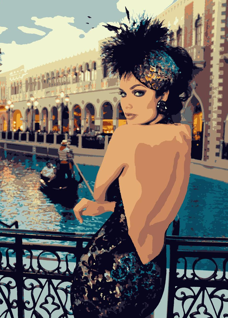 Картин по номерам "Очаровательная незнакомка" 40*50 см No Brand (254583931)