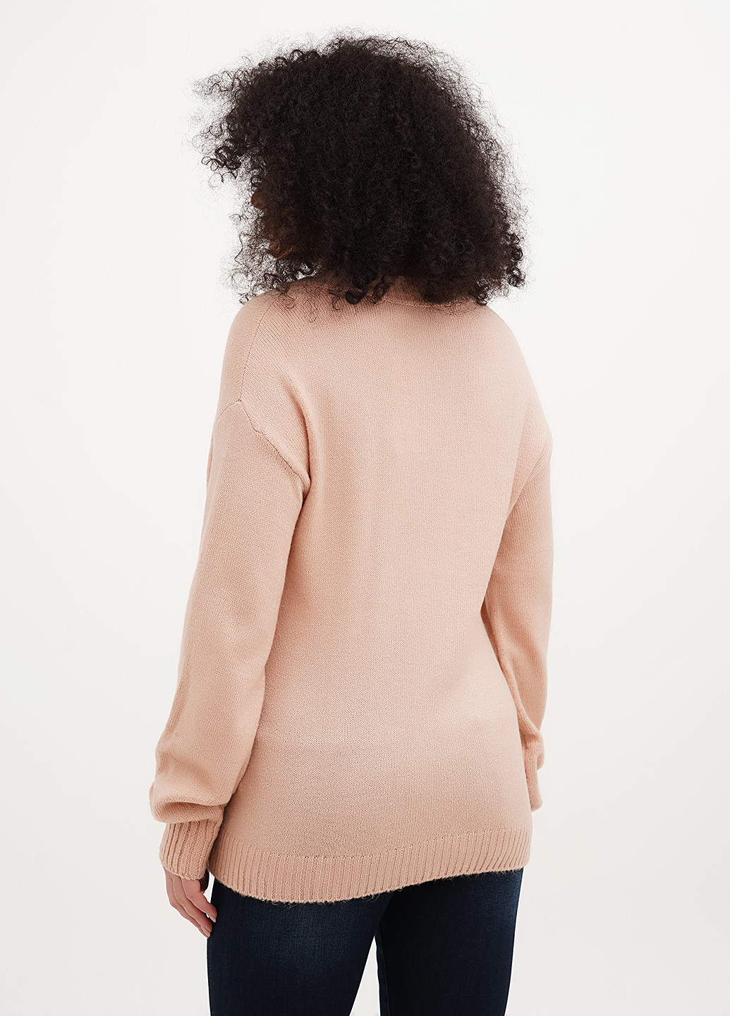 Пудровый демисезонный пуловер пуловер Vicolo