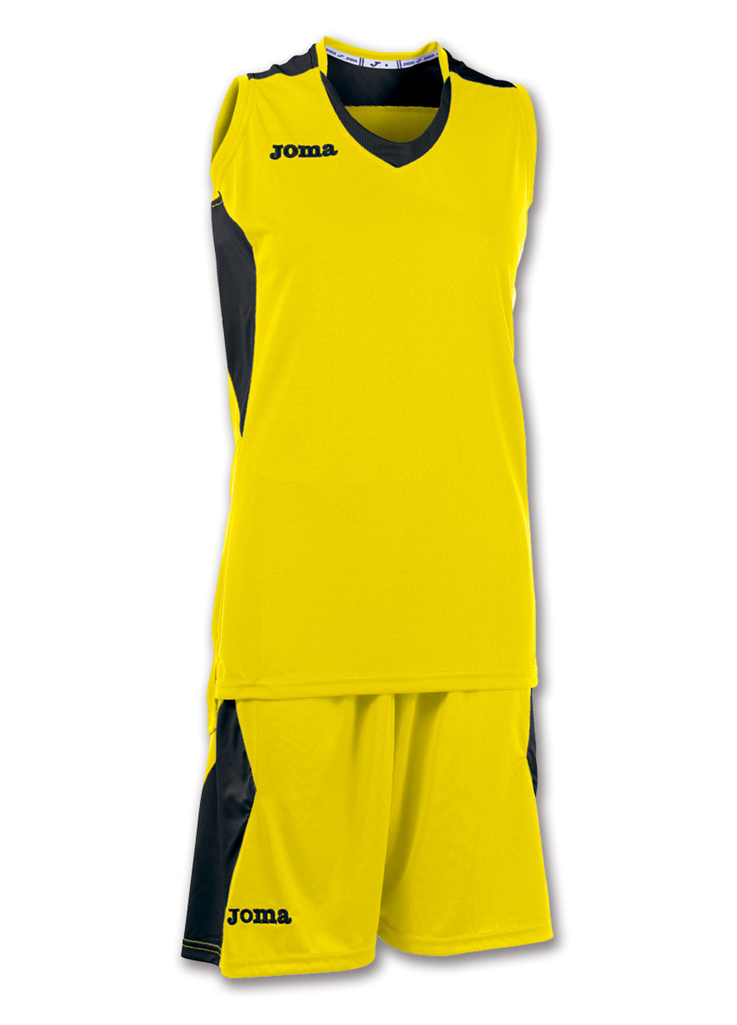 Жовтий демісезонний баскетбольна форма (майка, шорти) Joma