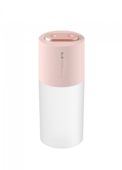 Акумуляторний зволожувач повітря H2O Double 400мл, рожевий No Brand (252821789)