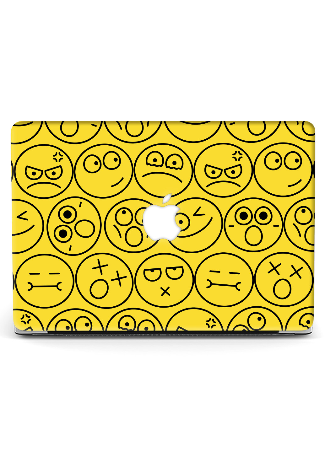 Чехол пластиковый для Apple MacBook Air 13 A1466 / A1369 Смайлы (6351-2521) MobiPrint (218861895)