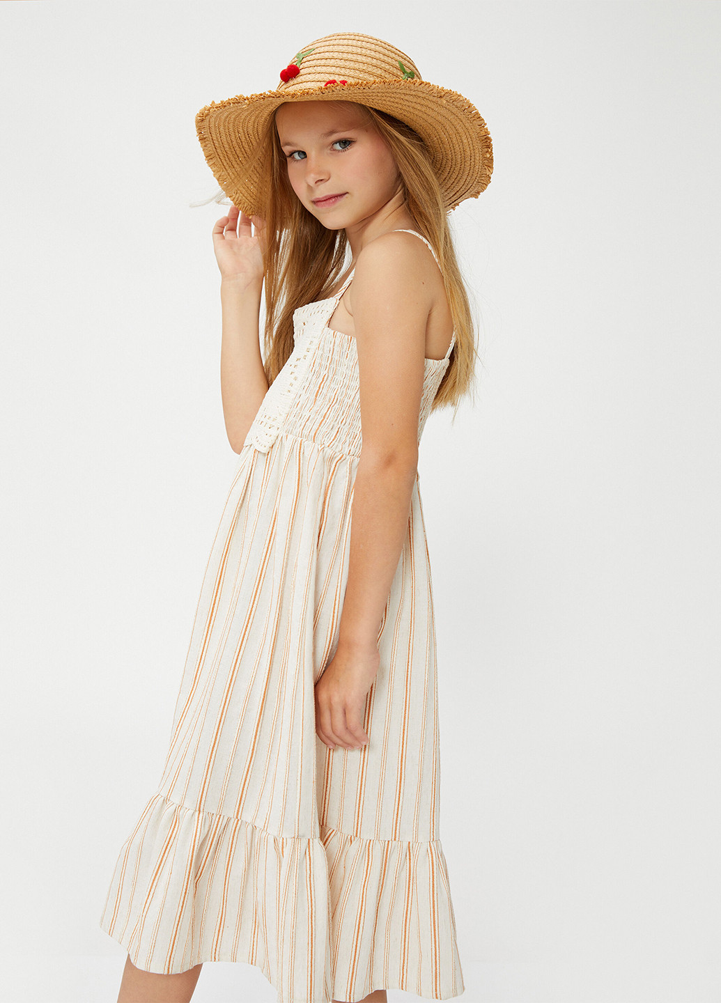 Молочное платье KOTON (263853049)