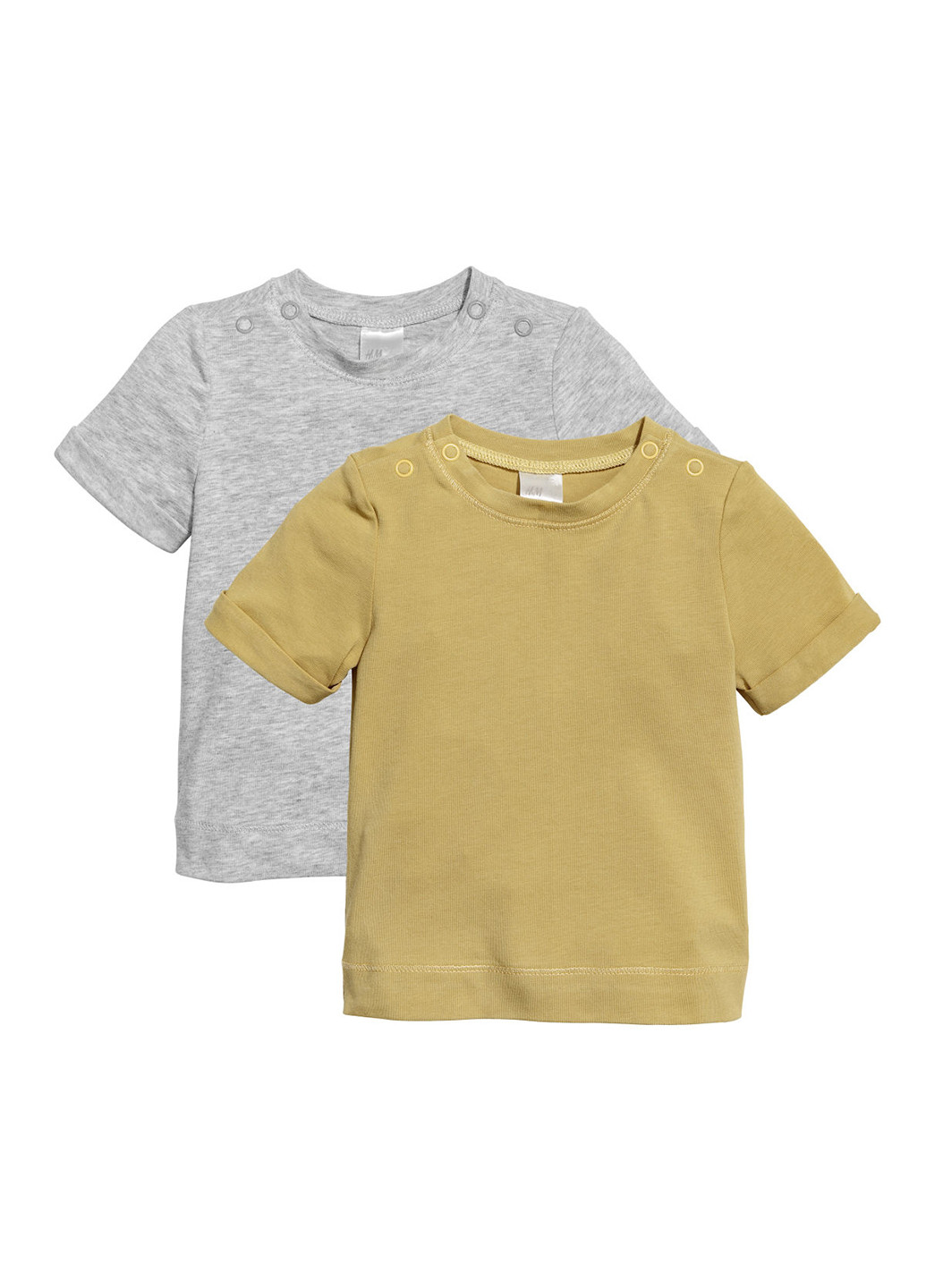 Комбінована літня футболка (2 шт.) з коротким рукавом H&M