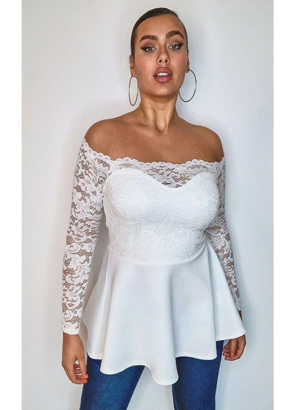 Біла блуза Boohoo