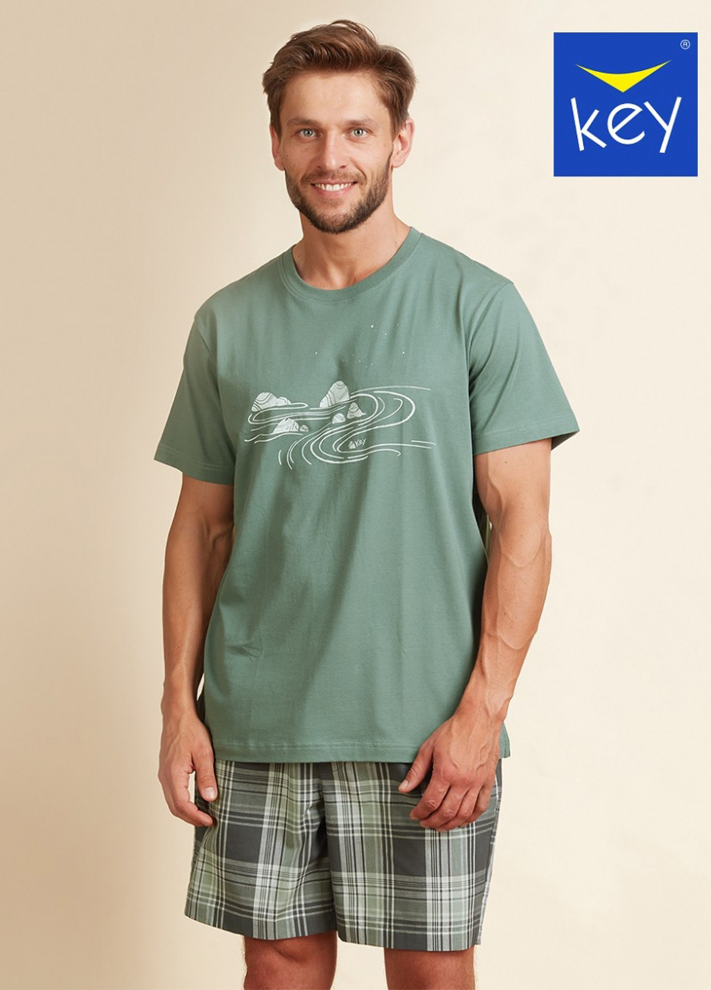 Піжама (футболка, шорти) Key (253059686)