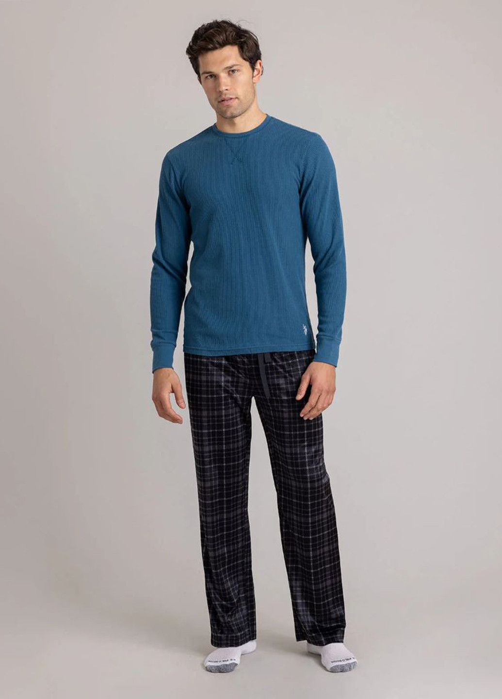 Черные домашние демисезонные брюки U.S. Polo Assn.