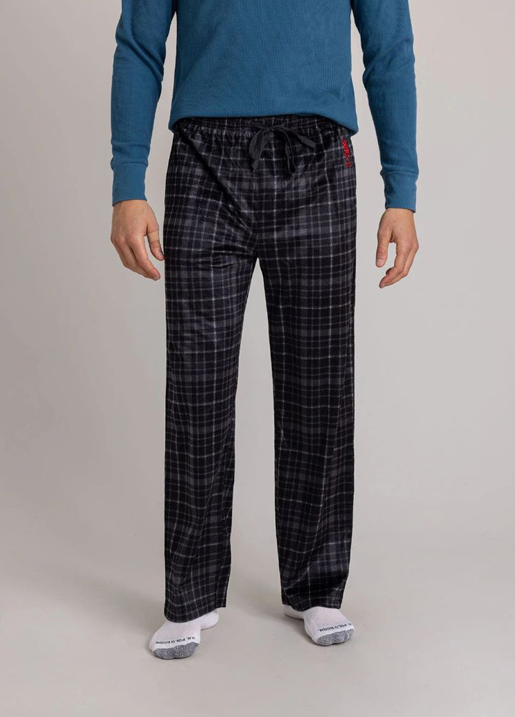 Черные домашние демисезонные брюки U.S. Polo Assn.