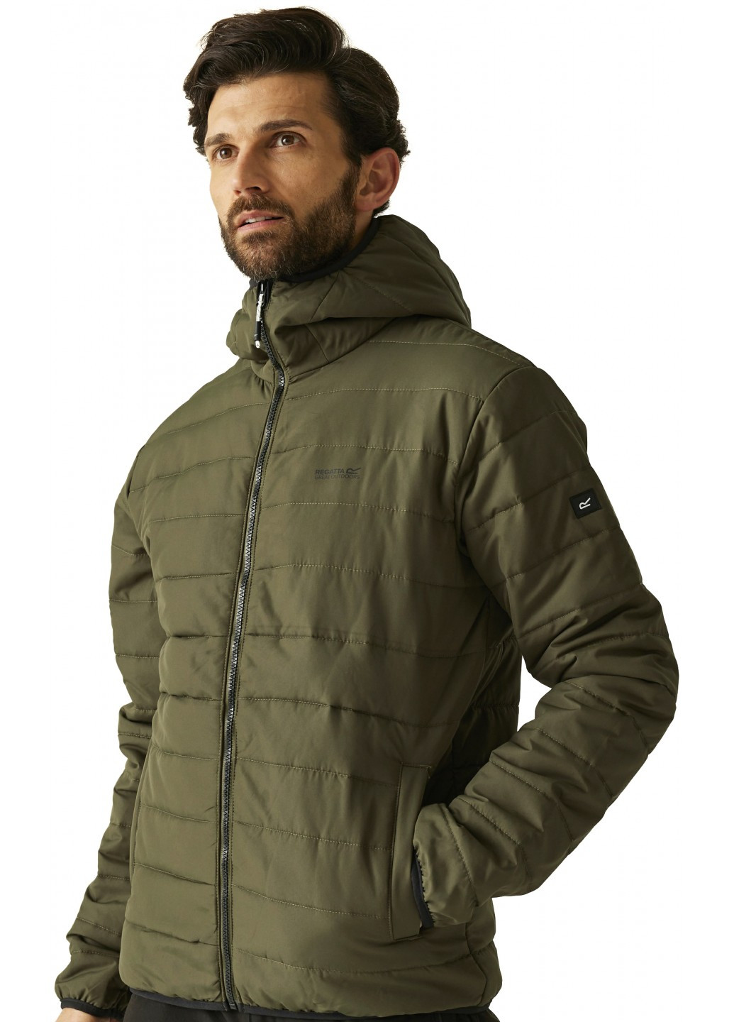 Оливковая (хаки) демисезонная куртка Regatta