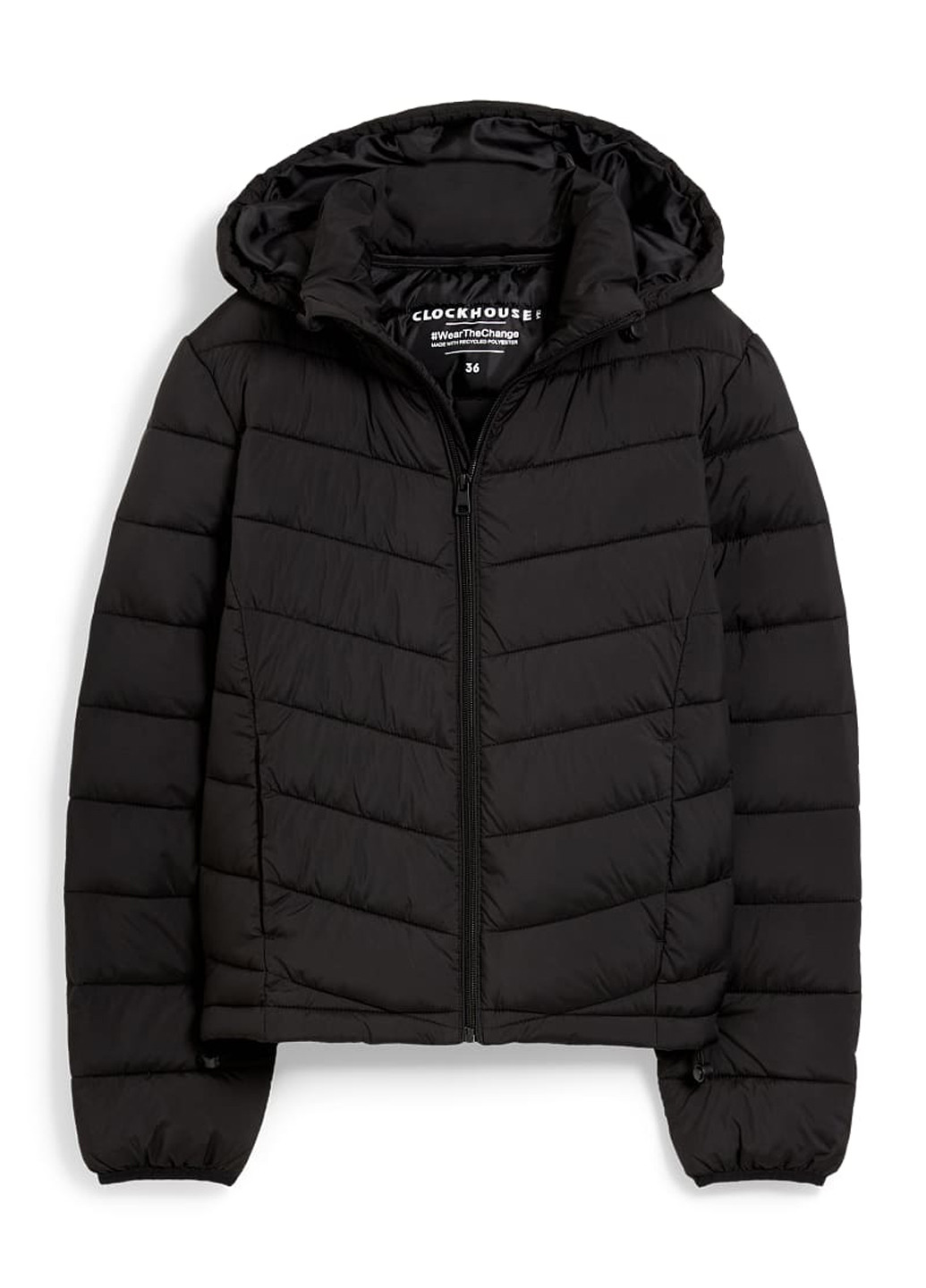 Черная демисезонная куртка C&A