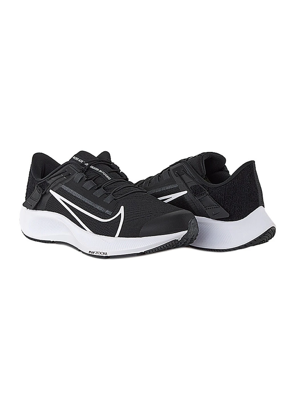 Чорні кросівки air zoom pegasus 38 flyease демісезон Nike