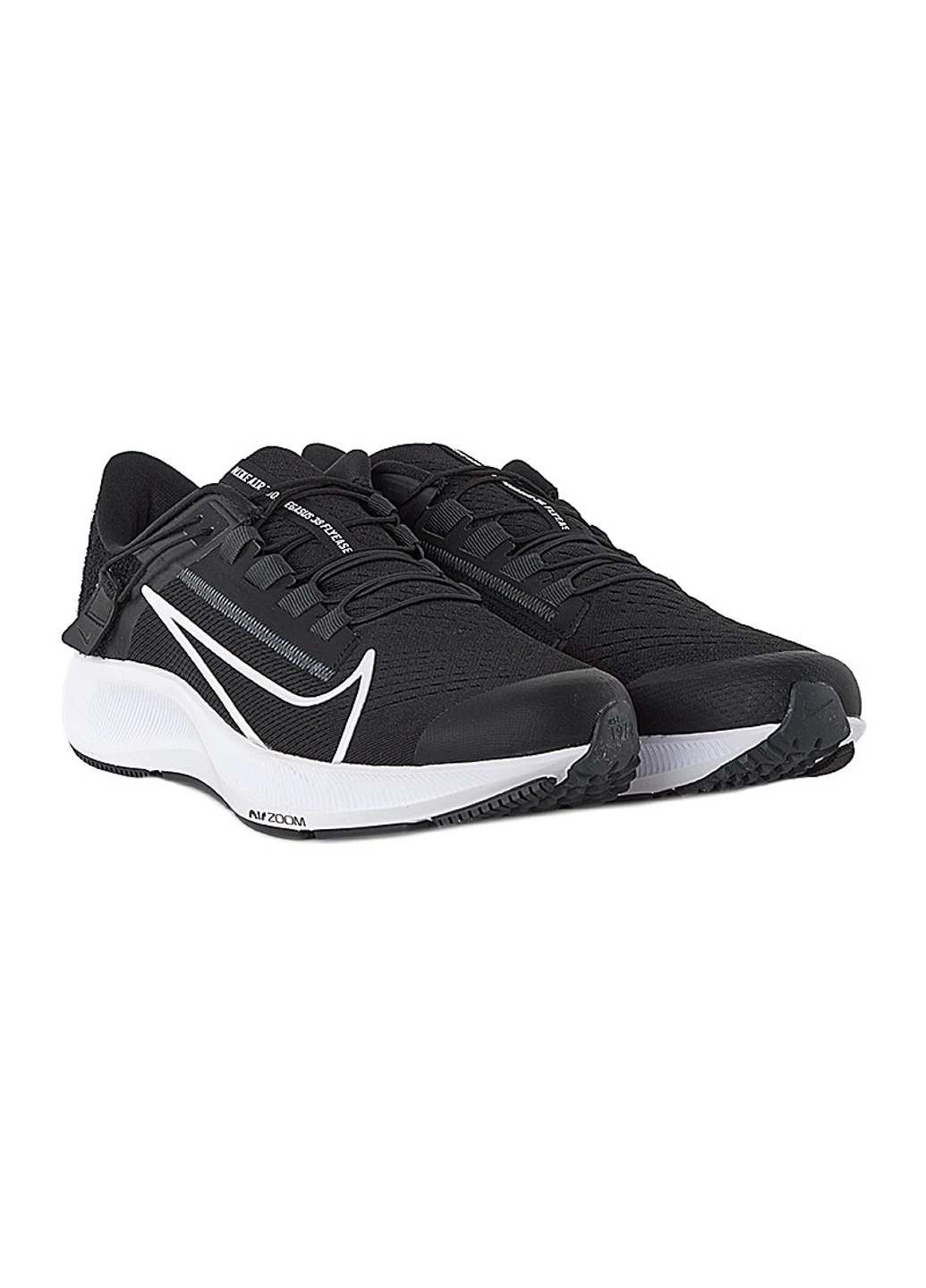 Чорні кросівки air zoom pegasus 38 flyease демісезон Nike