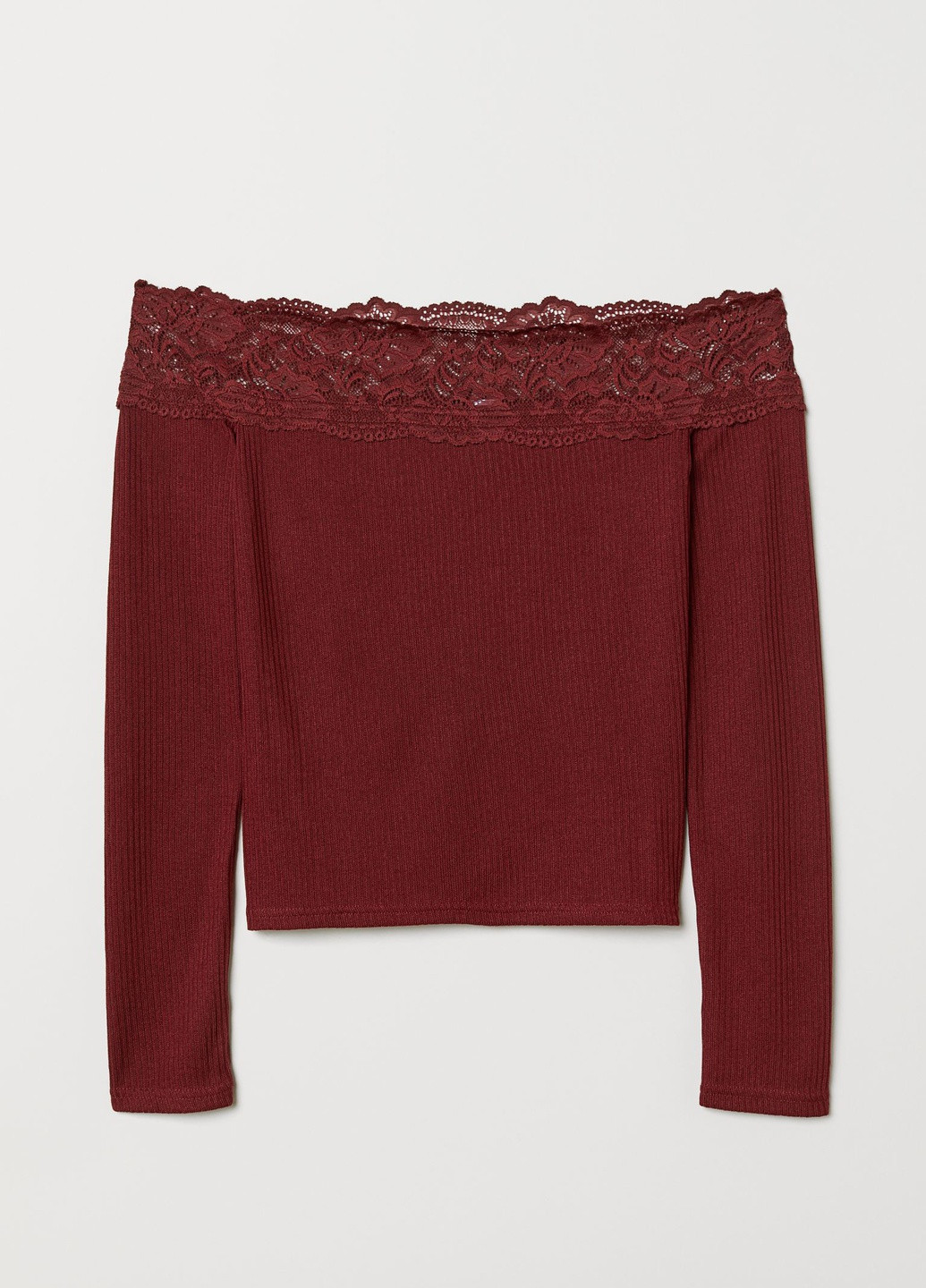Темно-красный демисезонный свитер H&M