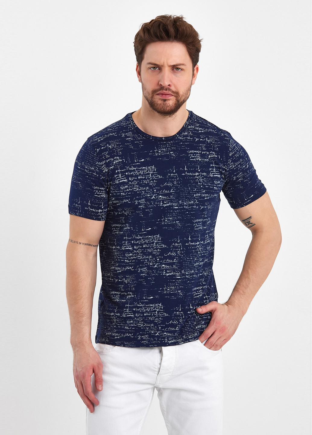 Темно-синяя футболка Trend Collection