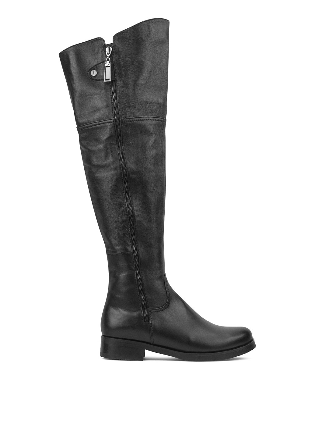 Черные осенние ботфорты Alromaro с молнией