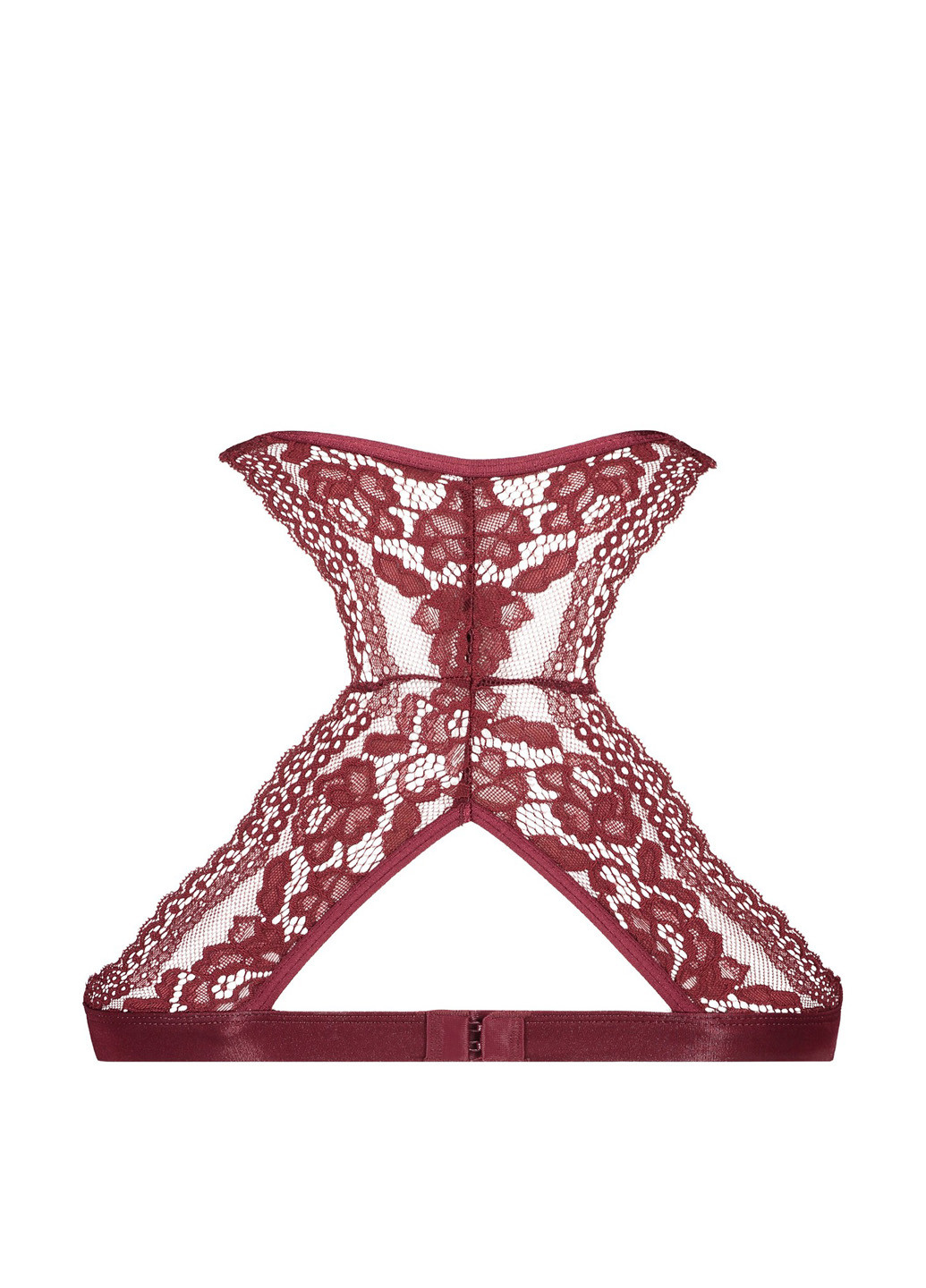 Бордовий бюстгальтер Hunkemoller без кісточок поліамід