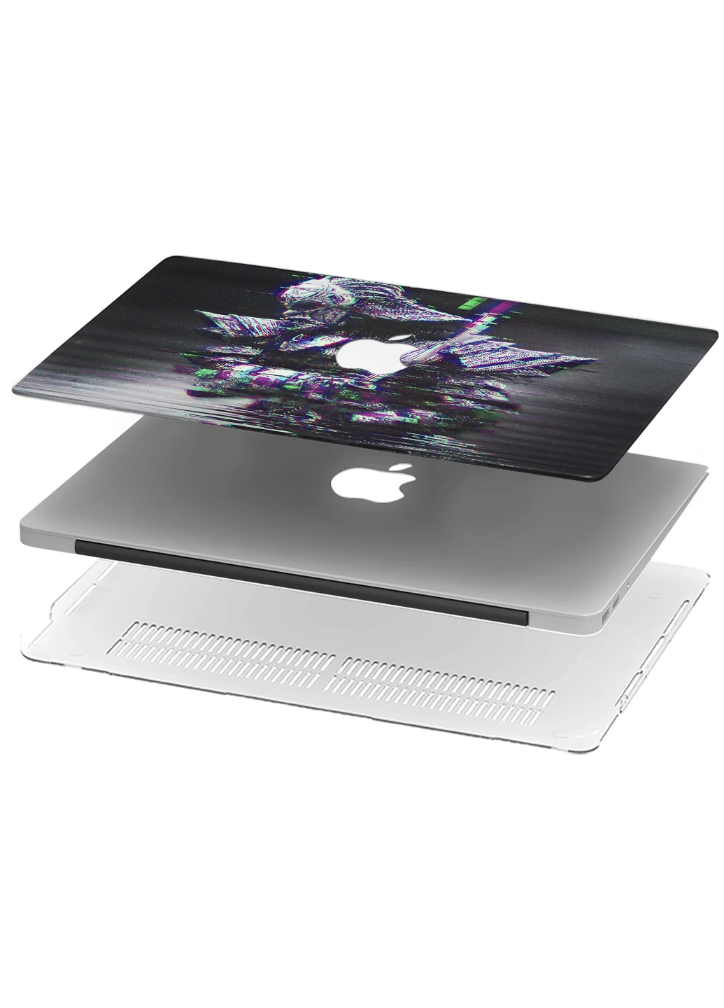 Чехол пластиковый для Apple MacBook Pro Retina 15 A1398 Самурай воин (Samurai warrior) (6353-2150) MobiPrint (218987778)