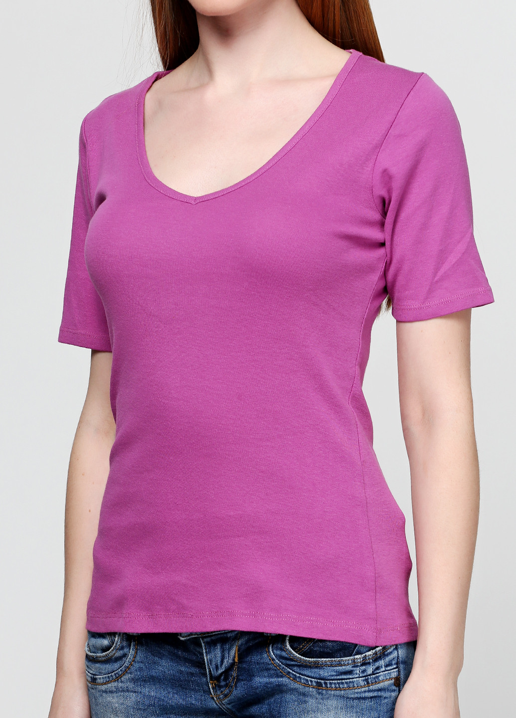 Світло-фіолетова літня футболка OVS