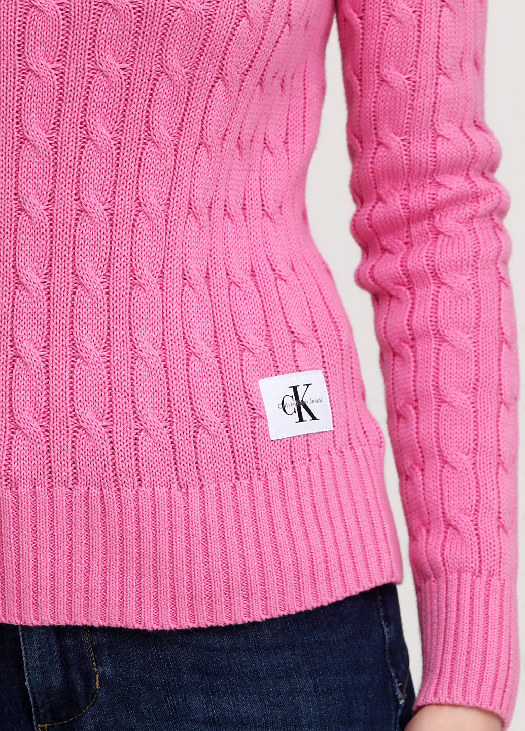Розовый демисезонный джемпер джемпер Calvin Klein Jeans