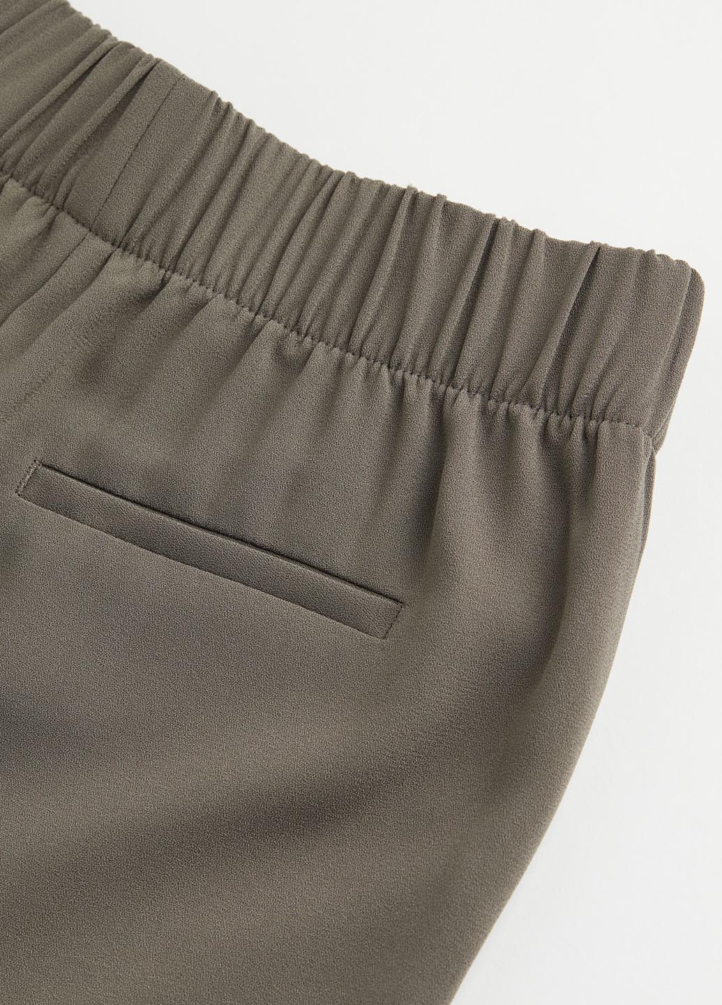 Темно-бежевые кэжуал демисезонные кюлоты брюки H&M