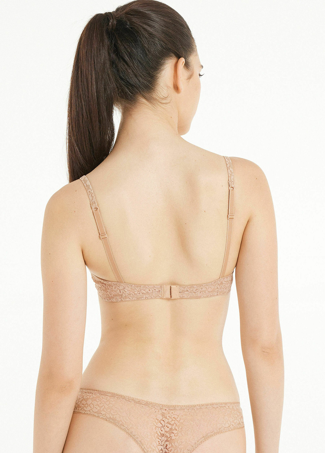 Бежевый корбей бюстгалтер Fashion Forms с косточками полиамид
