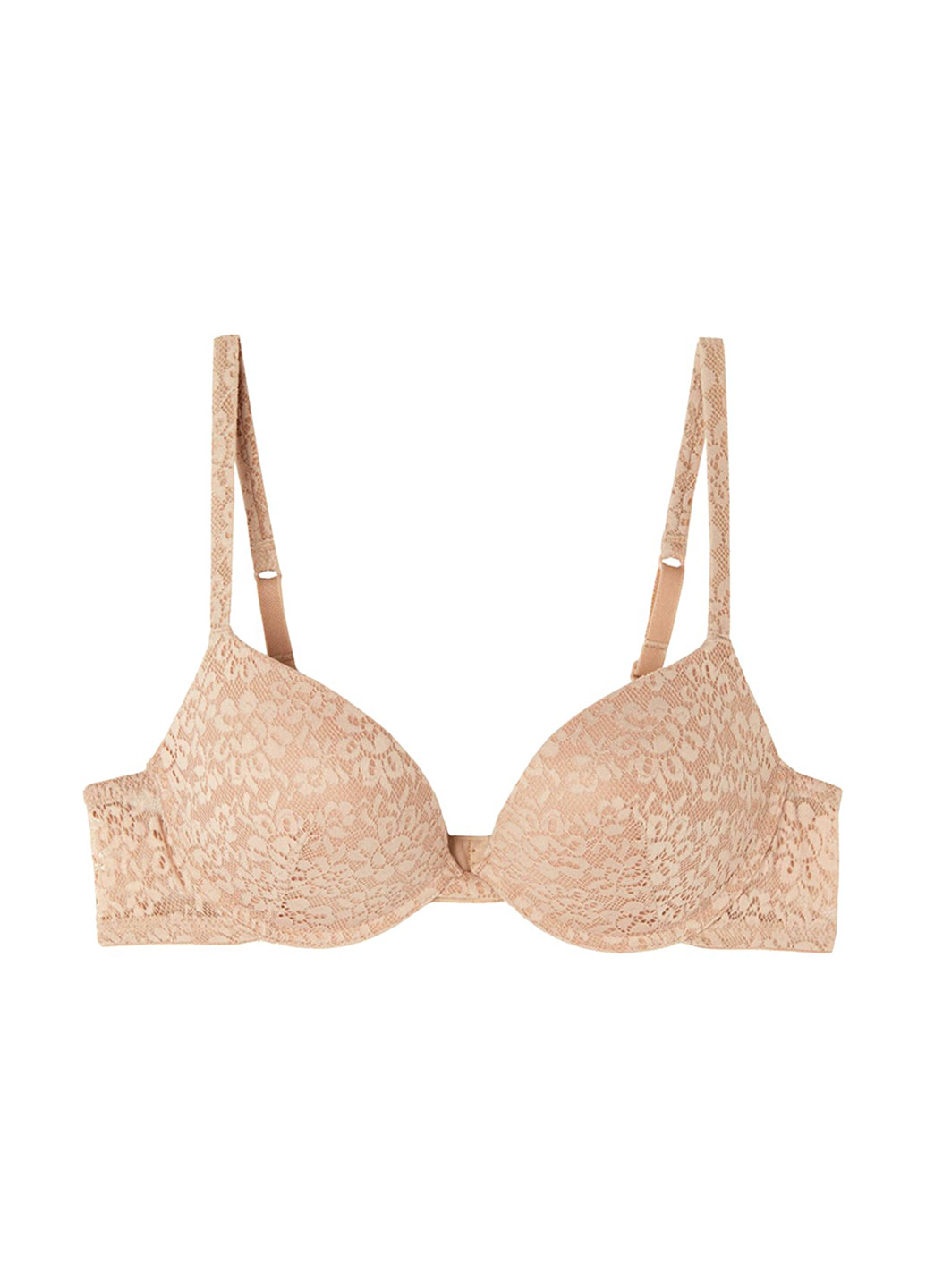 Бежевый корбей бюстгалтер Fashion Forms с косточками полиамид