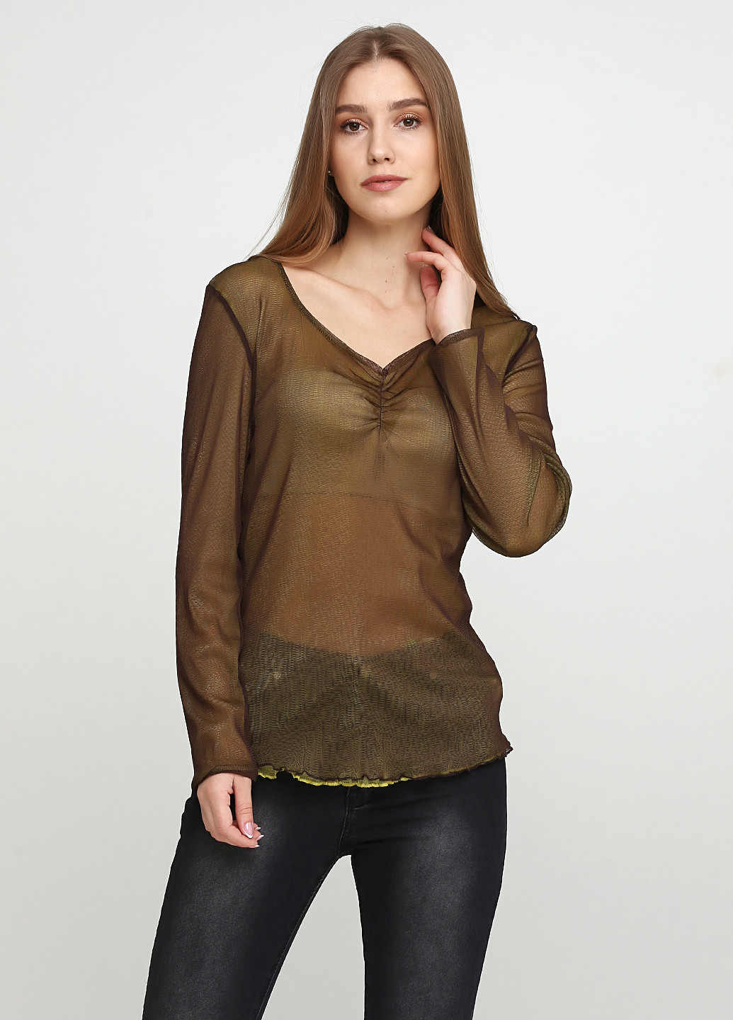 Оливковая (хаки) демисезонная блуза Asos