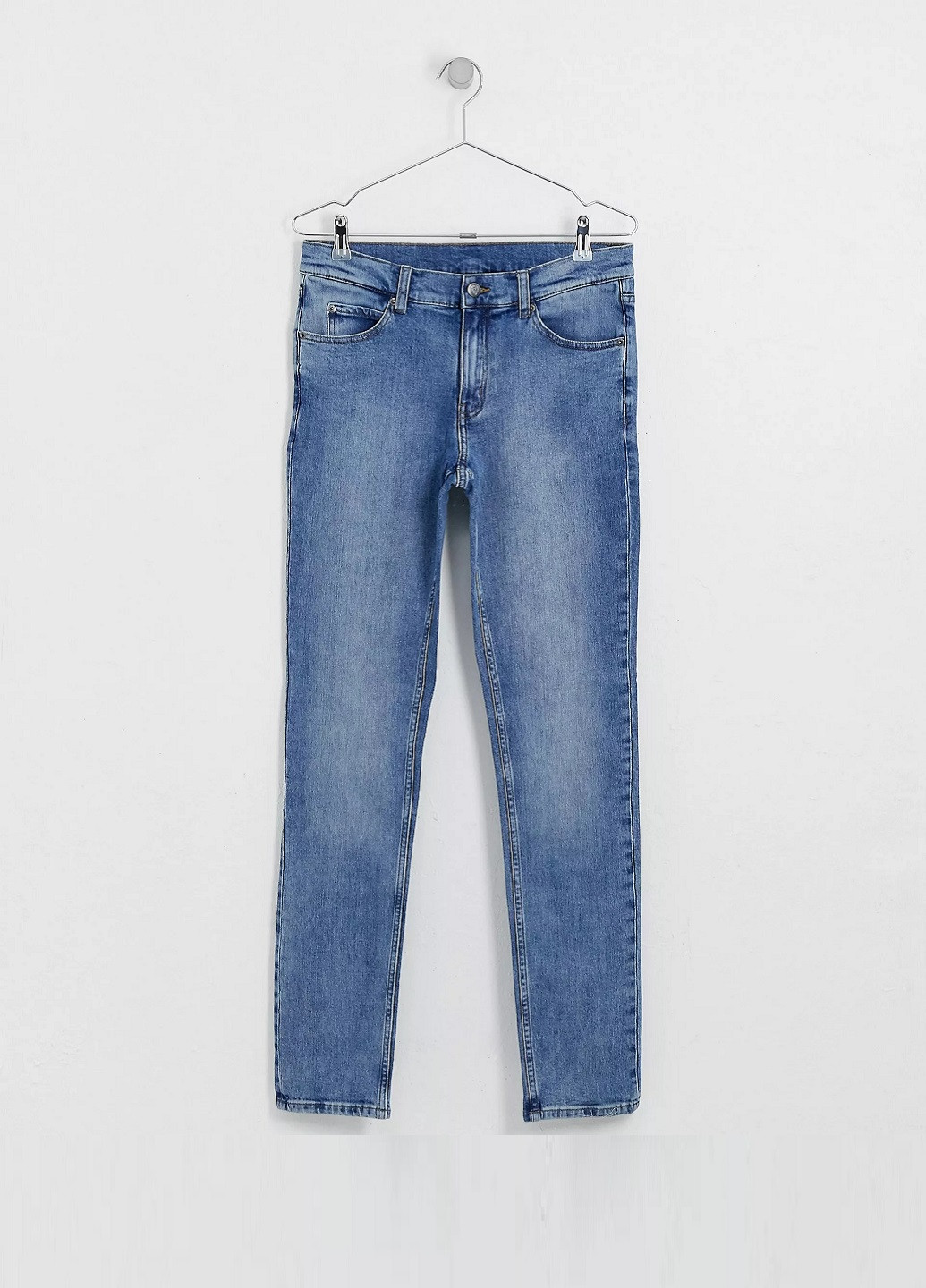 Голубые демисезонные джинсы Cheap Monday