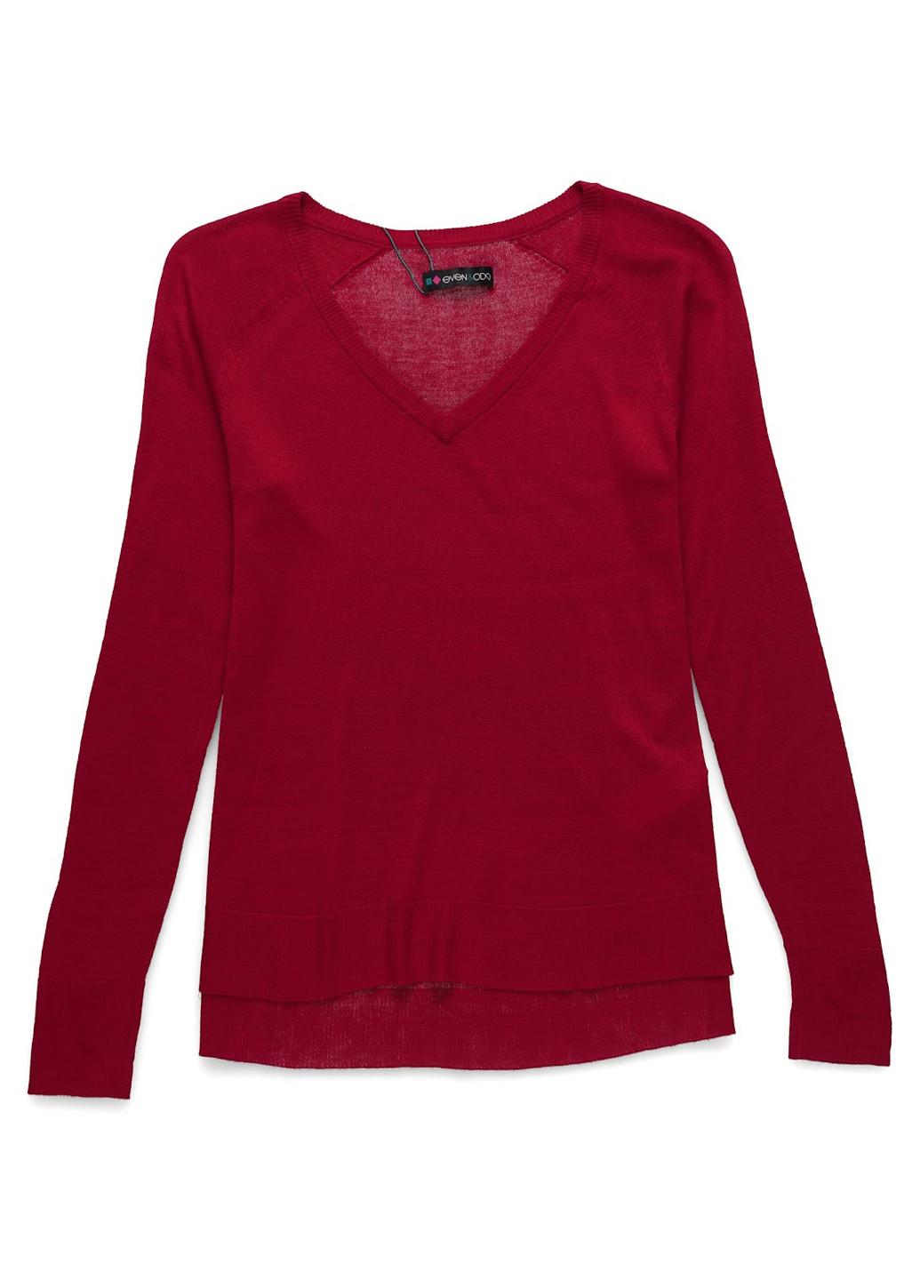 Темно-червоний демісезонний пуловер пуловер Even&Odd