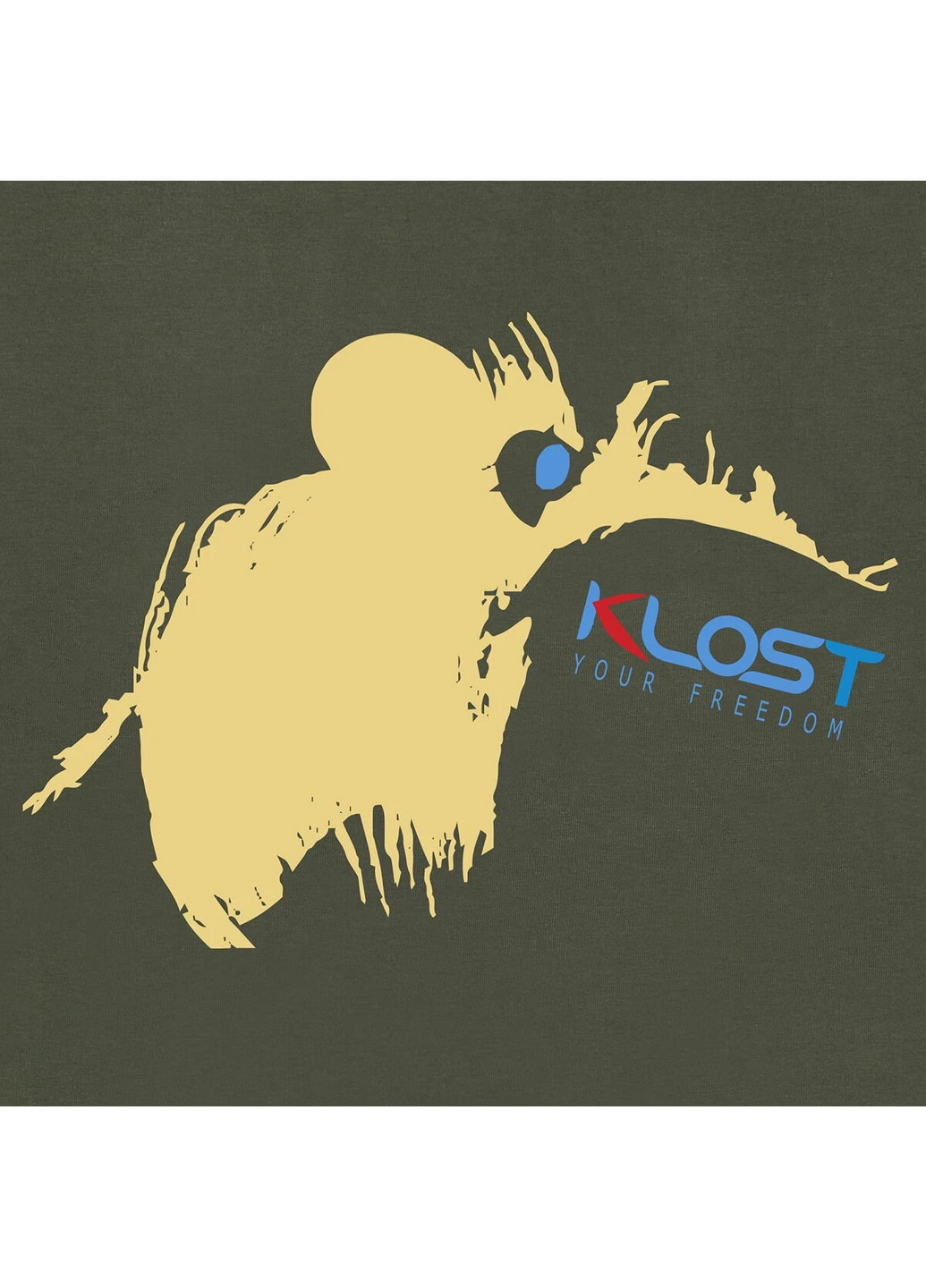 Хакі (оливкова) футболка "evil elephant " kl-7008. Klost