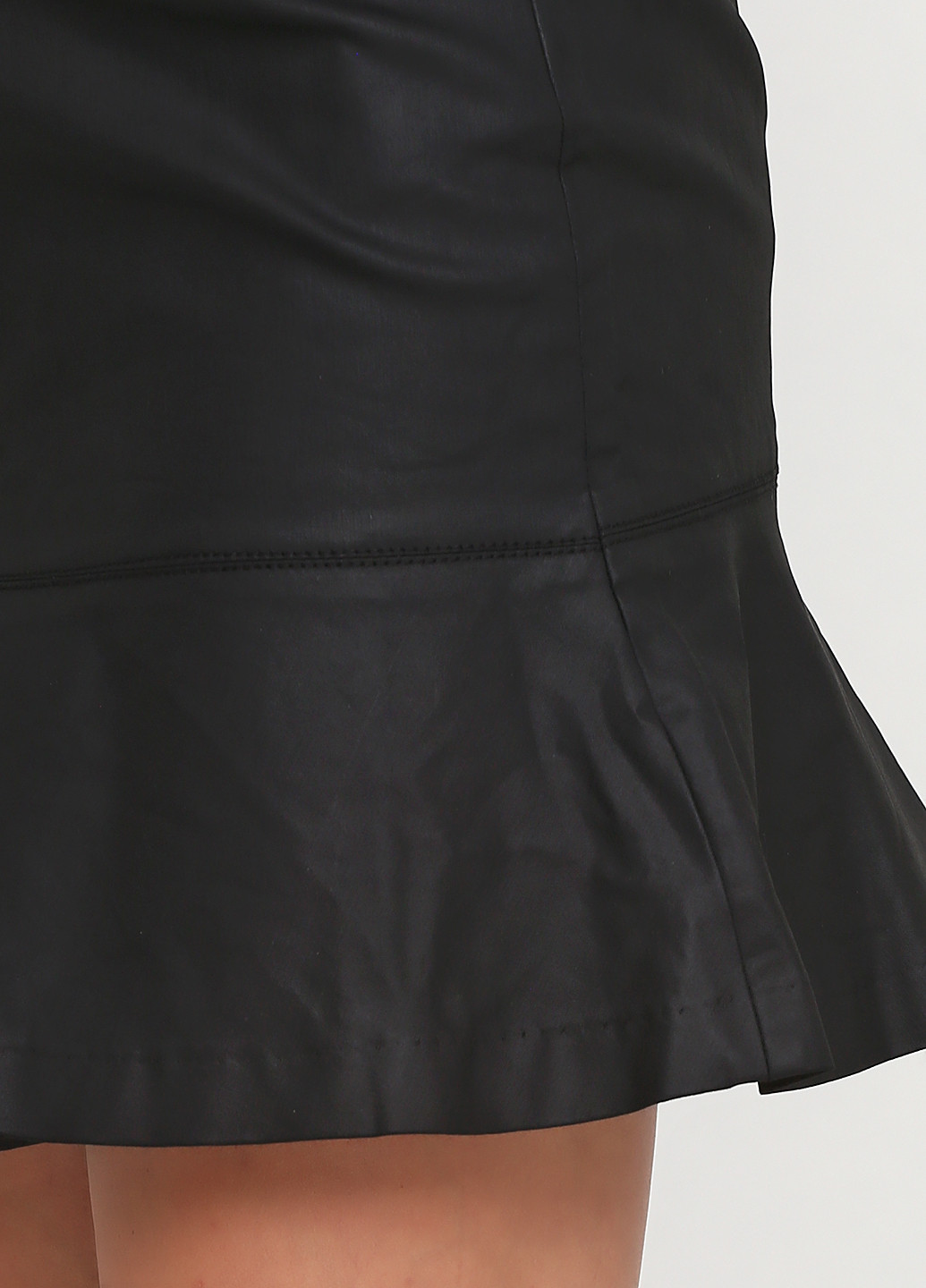 Черная кэжуал леопардовая юбка Vero Moda