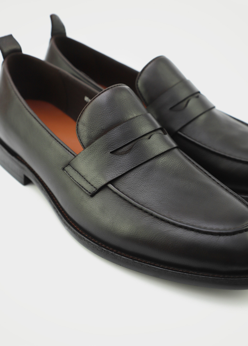 Темно-коричневые кэжуал туфли Respect без шнурков