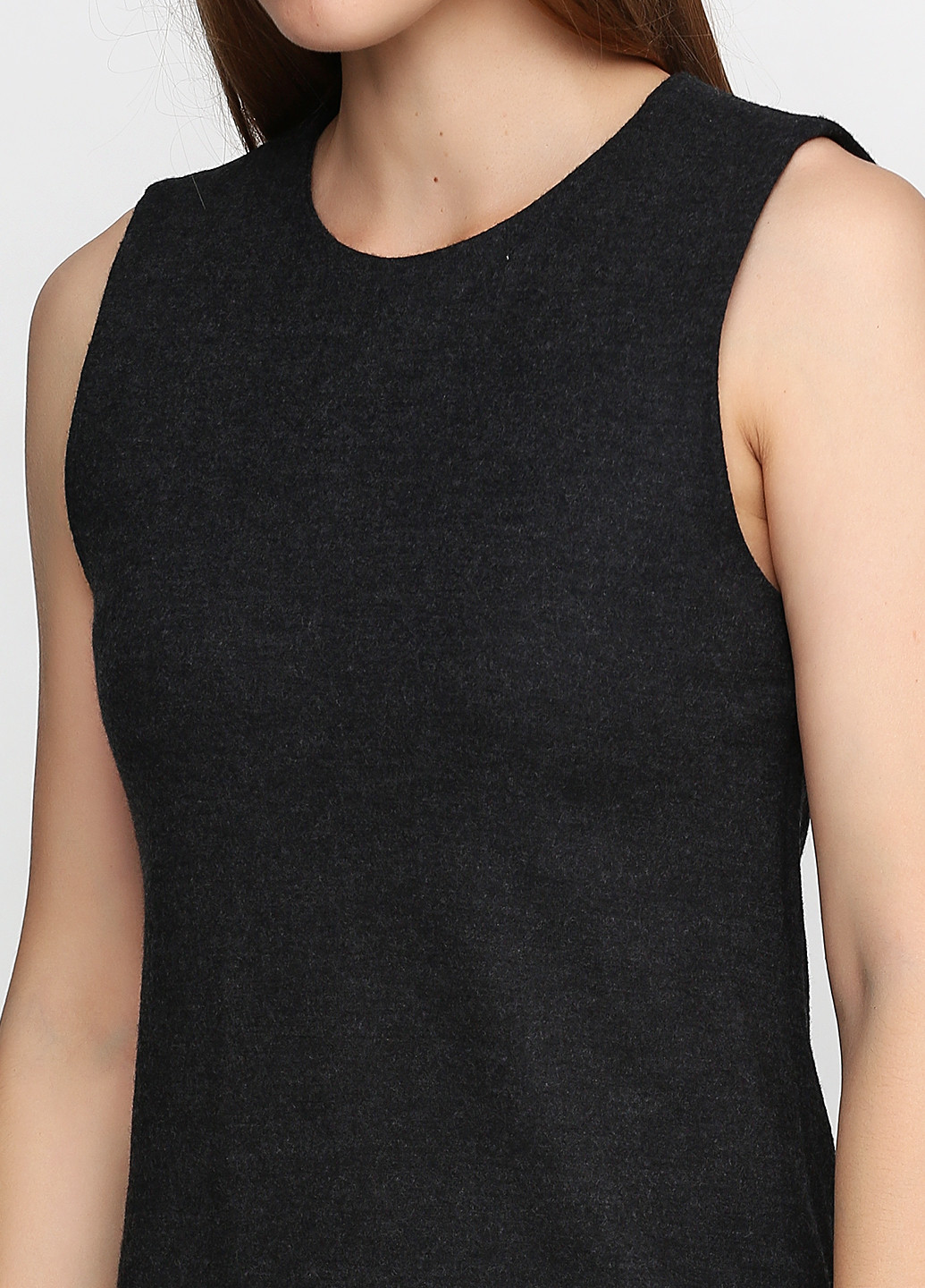 Темно-сіра кежуал сукня Ralph Lauren однотонна