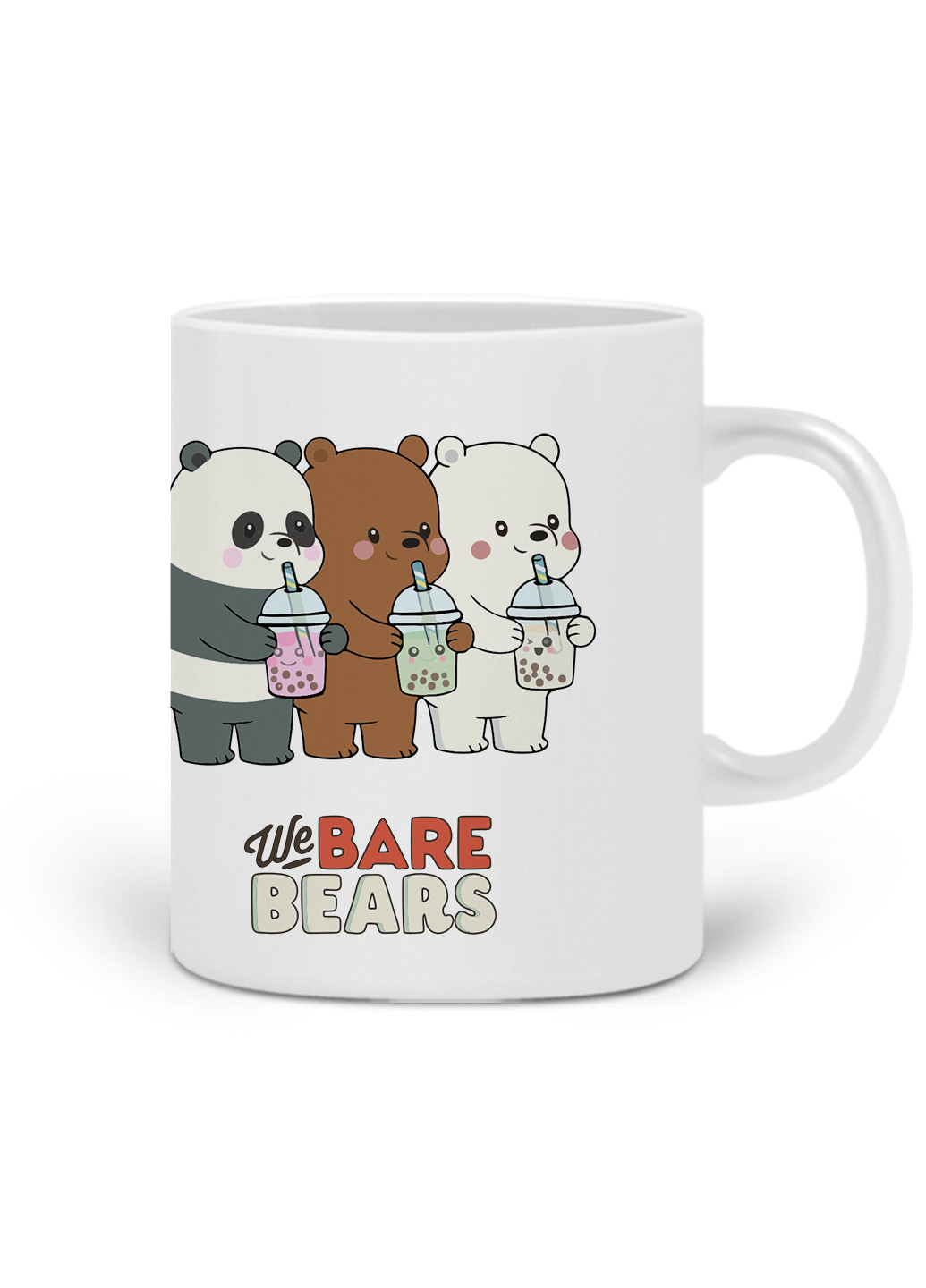 Кружка Вся правда о медведях (We Bare Bears) 330 мл Чашка Керамическая (20259-2896) MobiPrint (224806155)