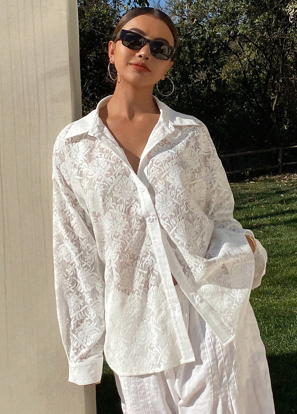 Біла блуза SHEIN