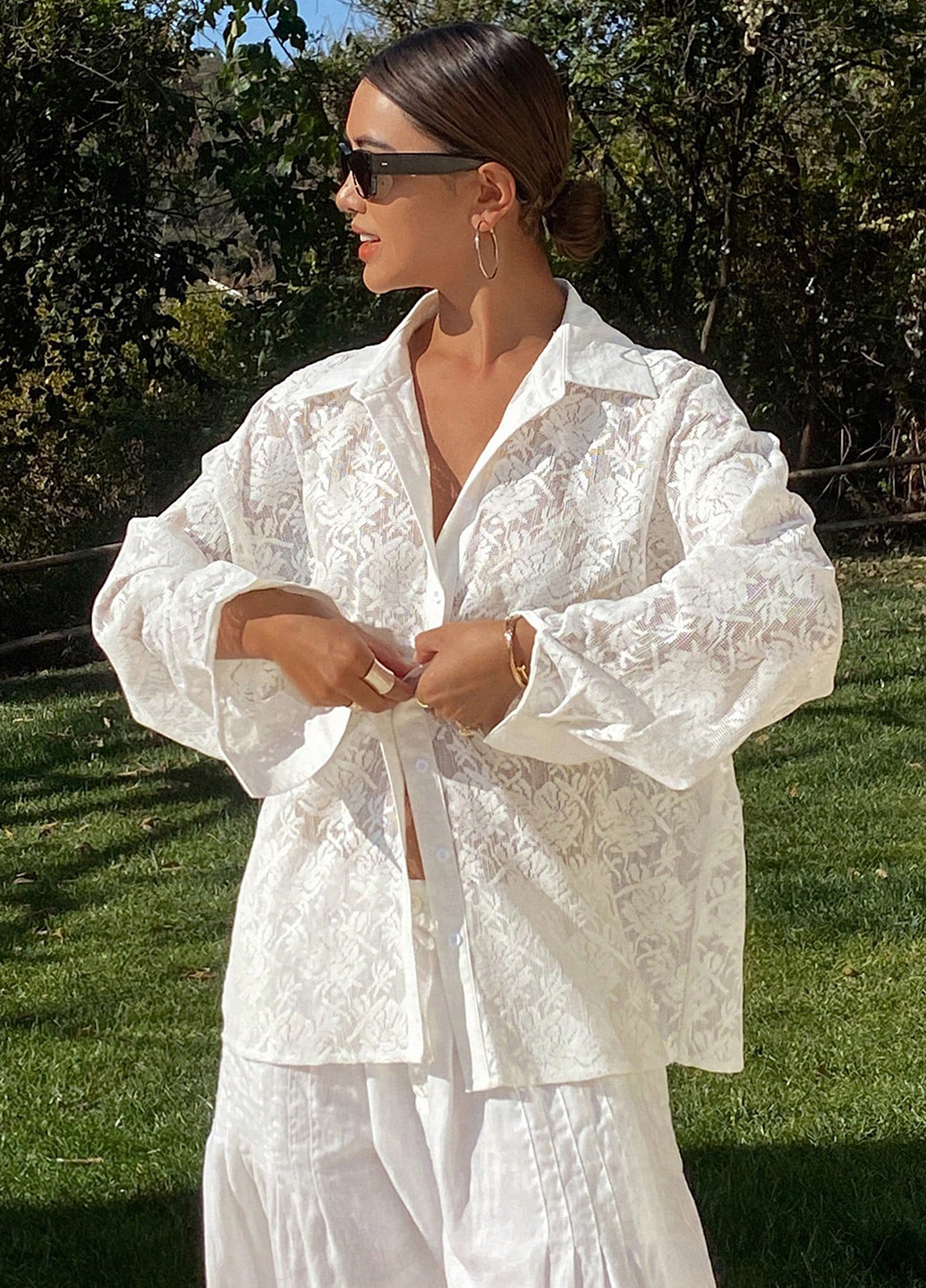 Біла блуза SHEIN