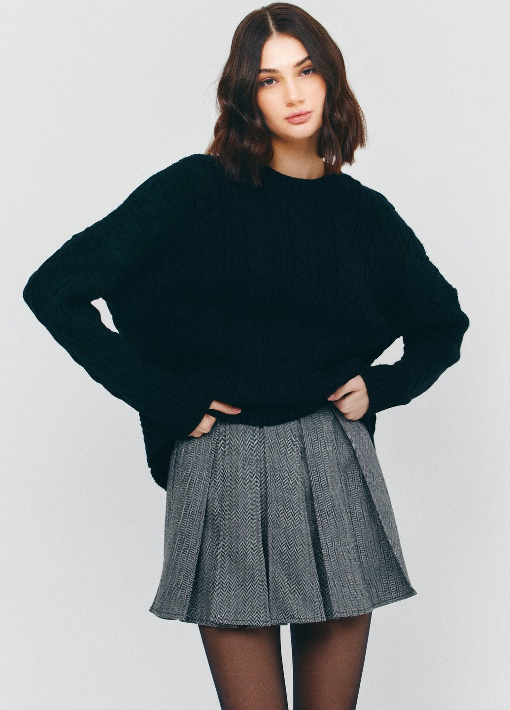 Чорний демісезонний джемпер джемпер Gepur