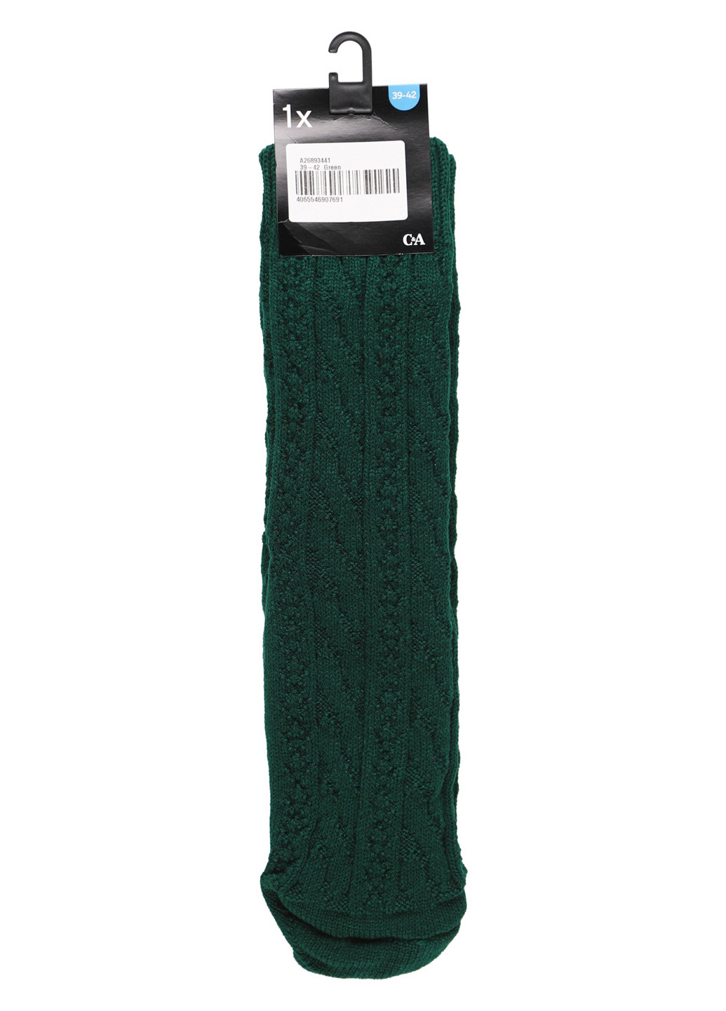 Зелёные носки C&A однотонные (366113281)