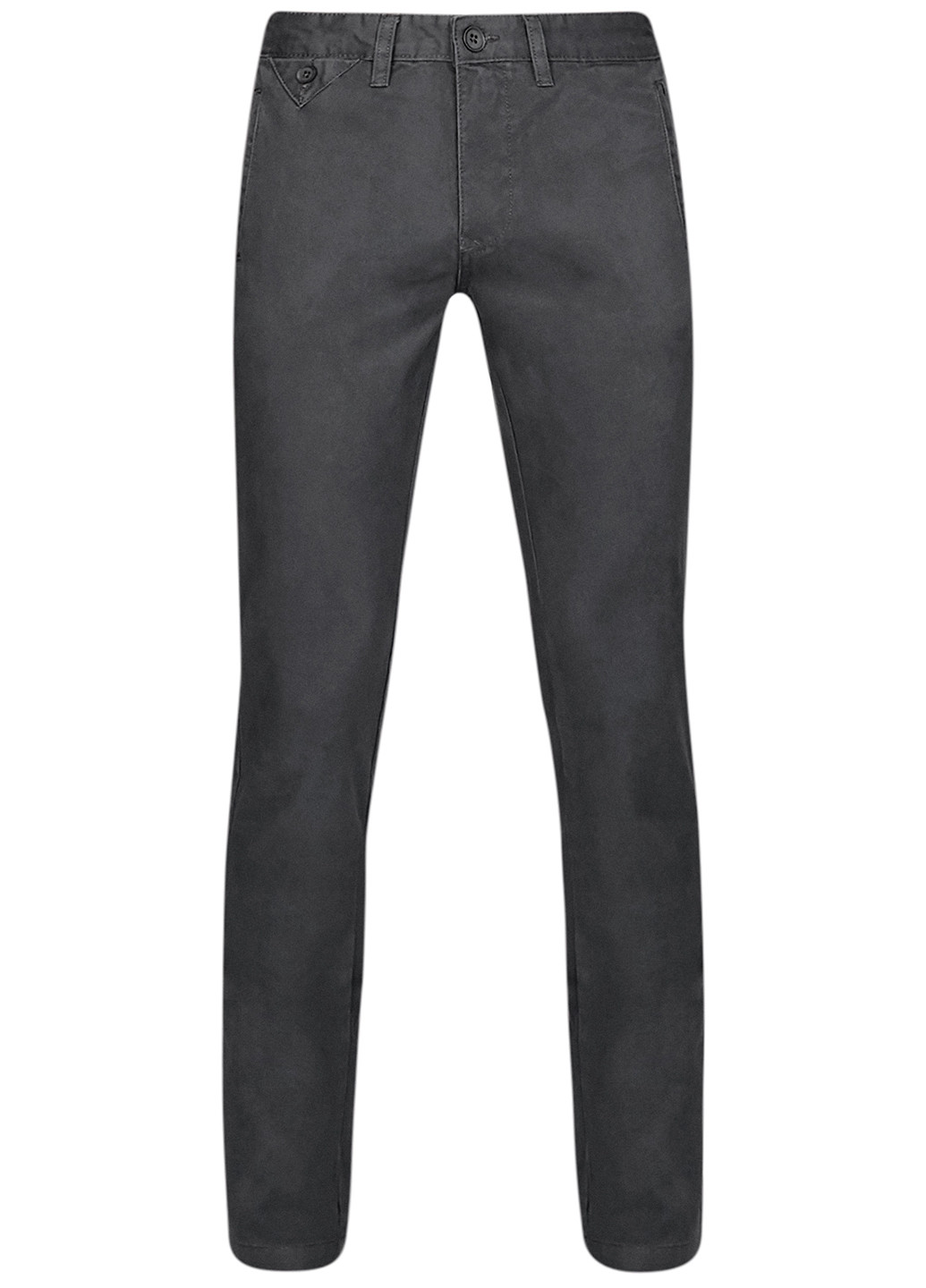 Темно-серые классические демисезонные зауженные брюки Oodji
