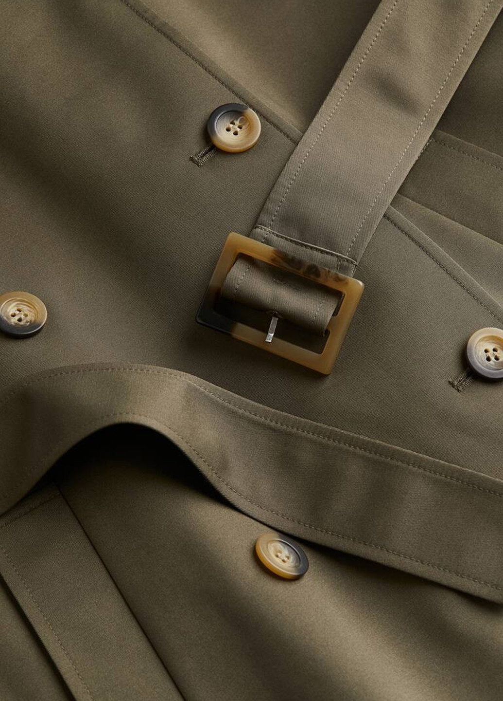 Плащ H&M тренчкот на гудзиках демісезон (354516360)