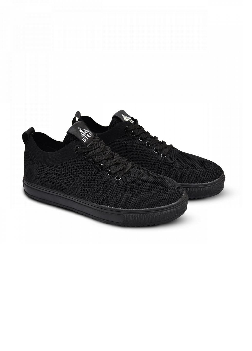 Черные демисезонные кроссовки мужские 21501 No Brand