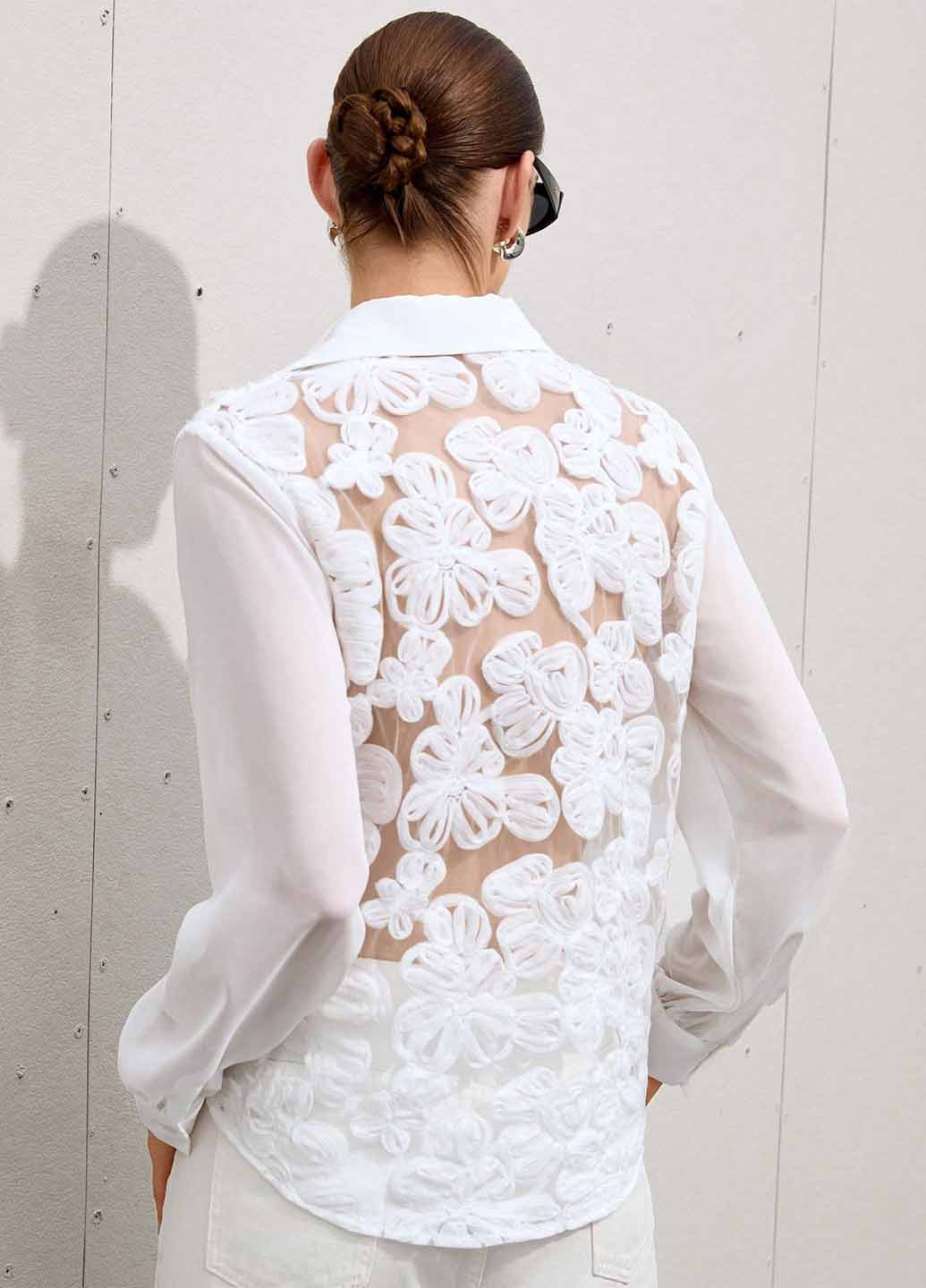 Біла блуза SHEIN