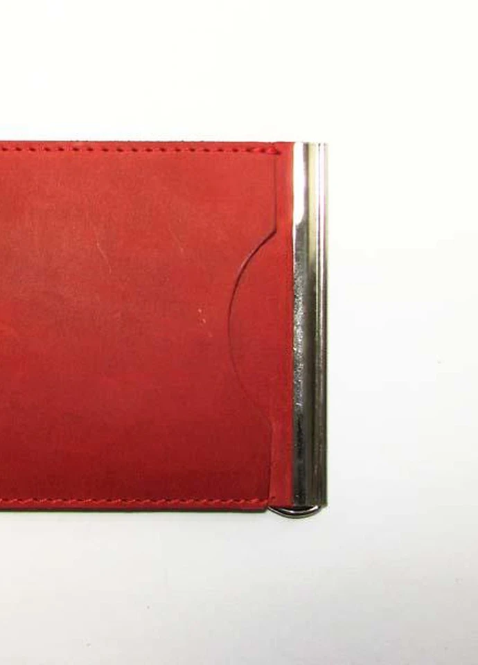 Зажим для денег DNK Зажим Spring+ col.H красный DNK Leather (253933451)