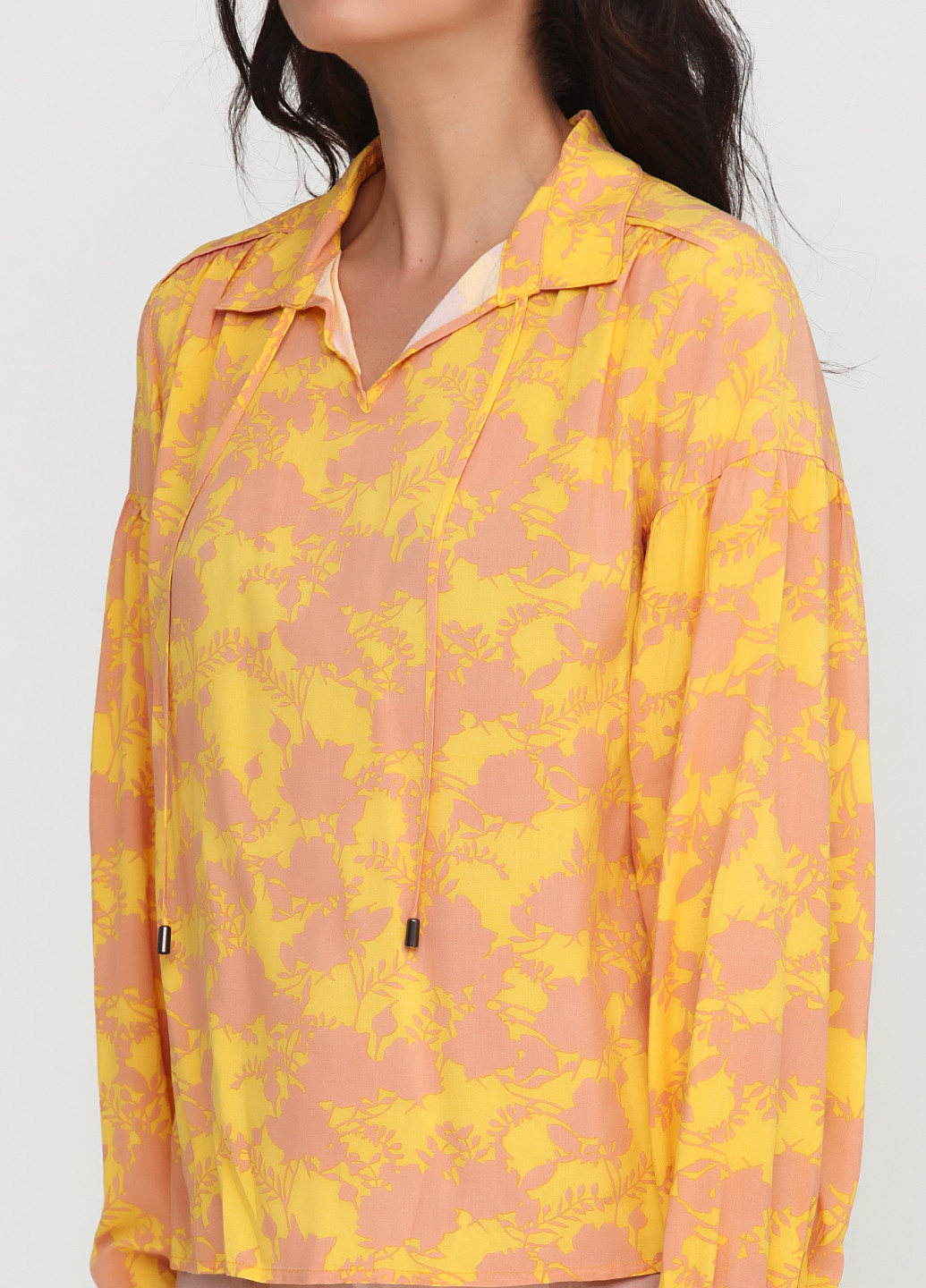 Желтая демисезонная блуза Friendtex