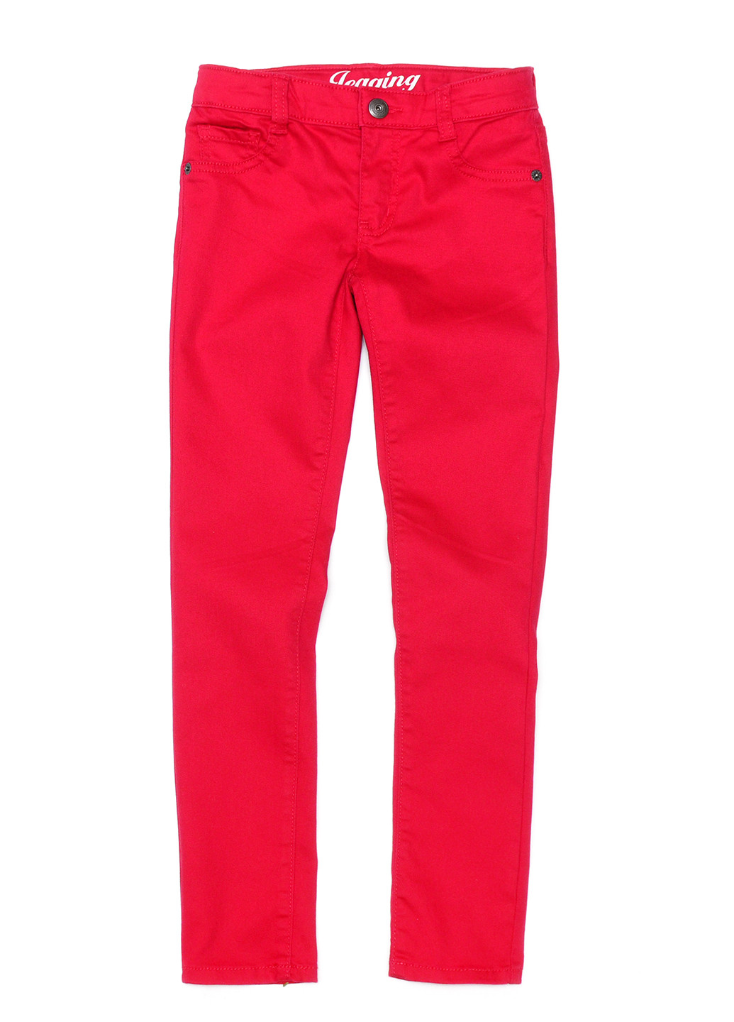 Красные кэжуал демисезонные со средней талией брюки Crazy 8