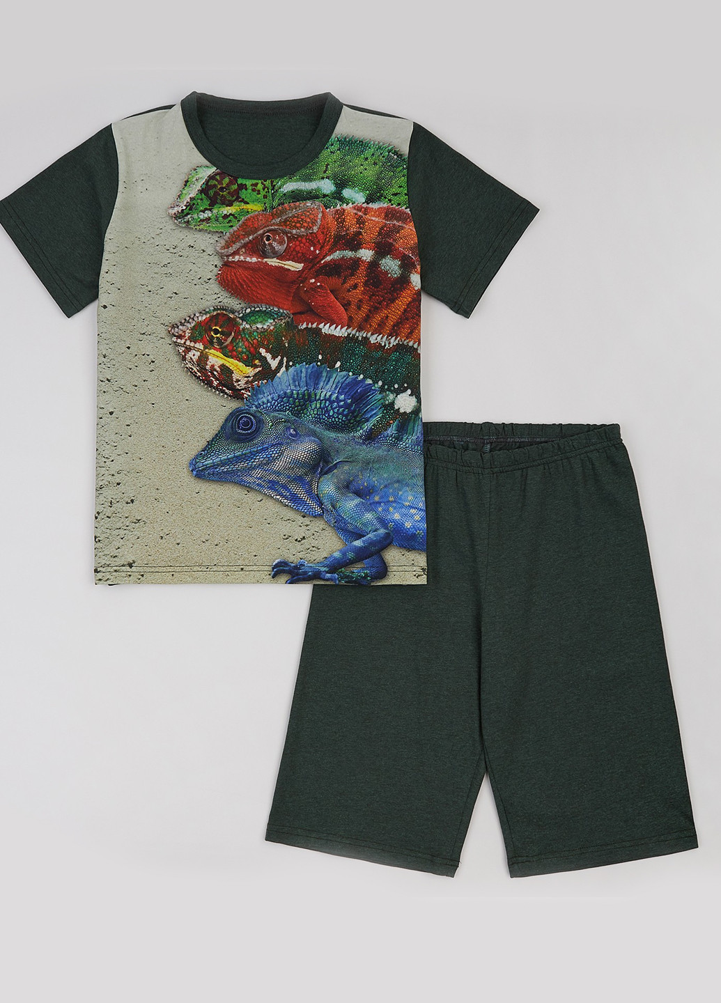 Изумрудный летний костюм (футболка, шорты) с шортами ArDoMi