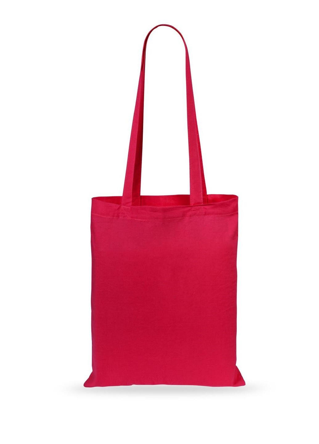 Эко-сумка шоппер из хлопка красная Discover shopping (251272371)